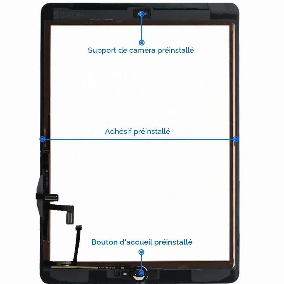 MMOBIEL Écran Tactile Compatible iPad Air 9.7 Pouces 2013 Noir avec Digitizer et Kit d'outils