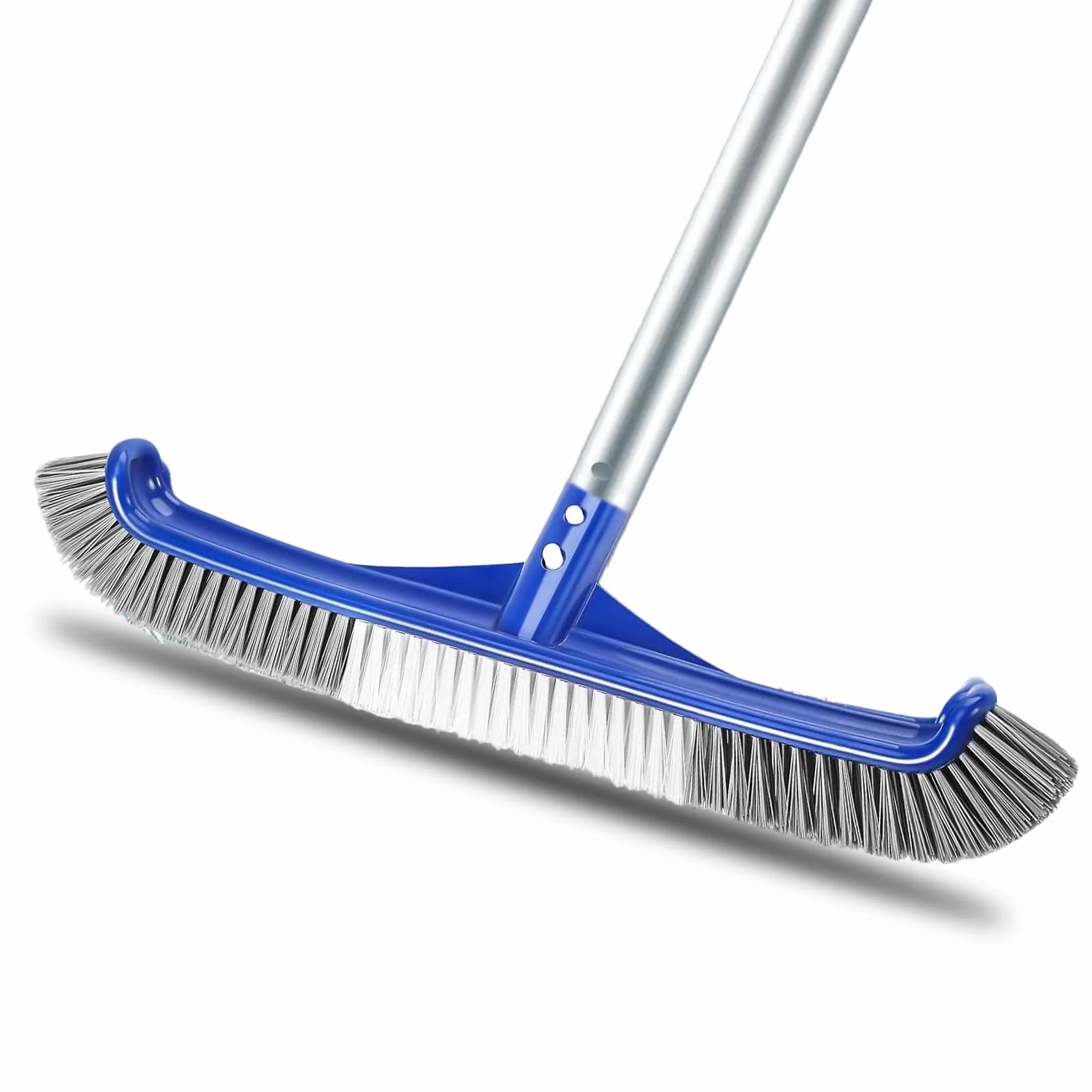 Brosse de nettoyage pour piscine 43 cm poils aluminium nylon doux film carrelage mur sol