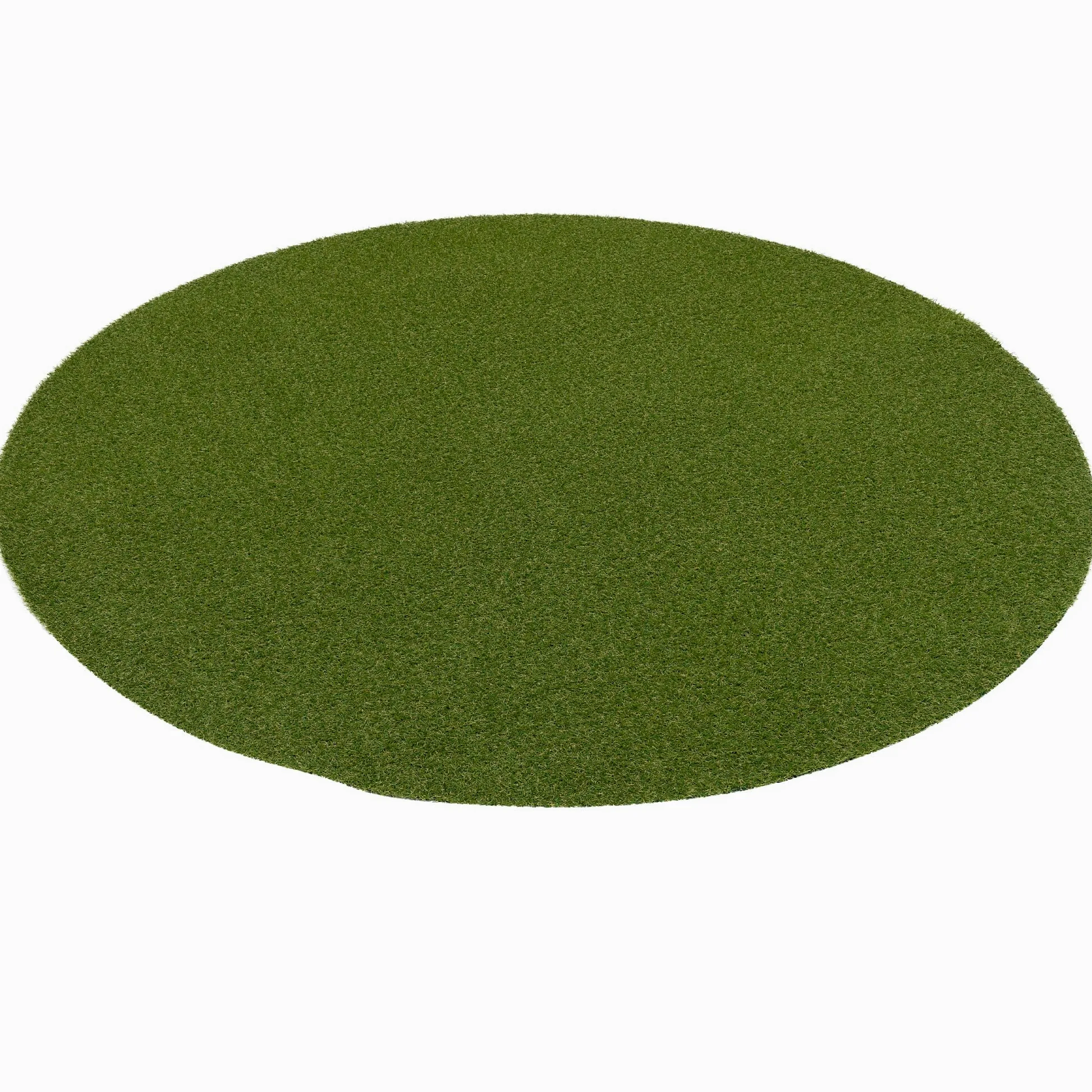 Snapstyle Wembley - Tapis Type Luxe Gazon Artificiel Rond - pour Jardin, Terrasse, Balcon - Vert 3 Tailles Disponibles
