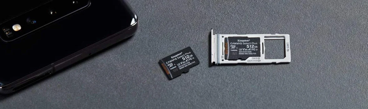 Kingston Canvas Select Plus Micro SD SDCS2/32GB Class 10 Carte Mémoire + Adaptateur