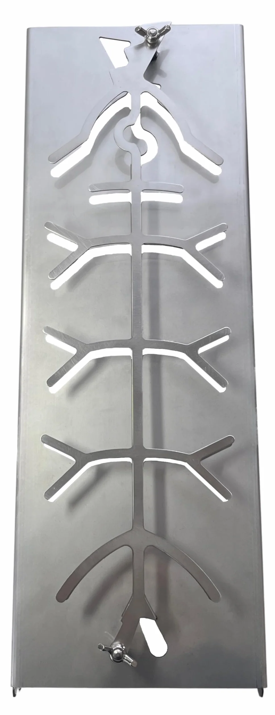 Plaisir du barbecue Planche à saumon flambé acier inoxydable Accessoires barbecue brasero Fabriqué Allemagne