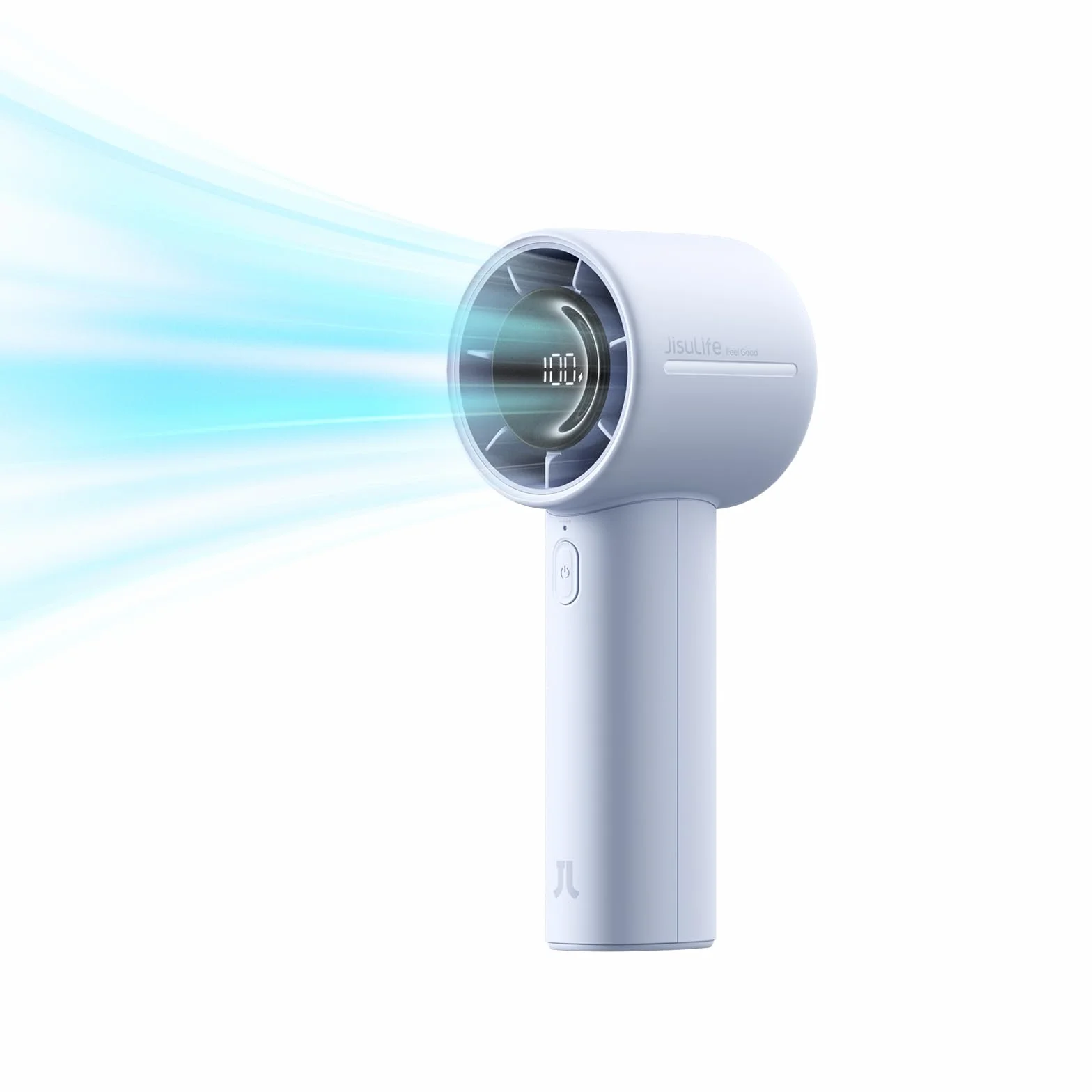 JISULIFE Mini ventilateur portable 5000mAh rechargeable 28h 5 vitesses
