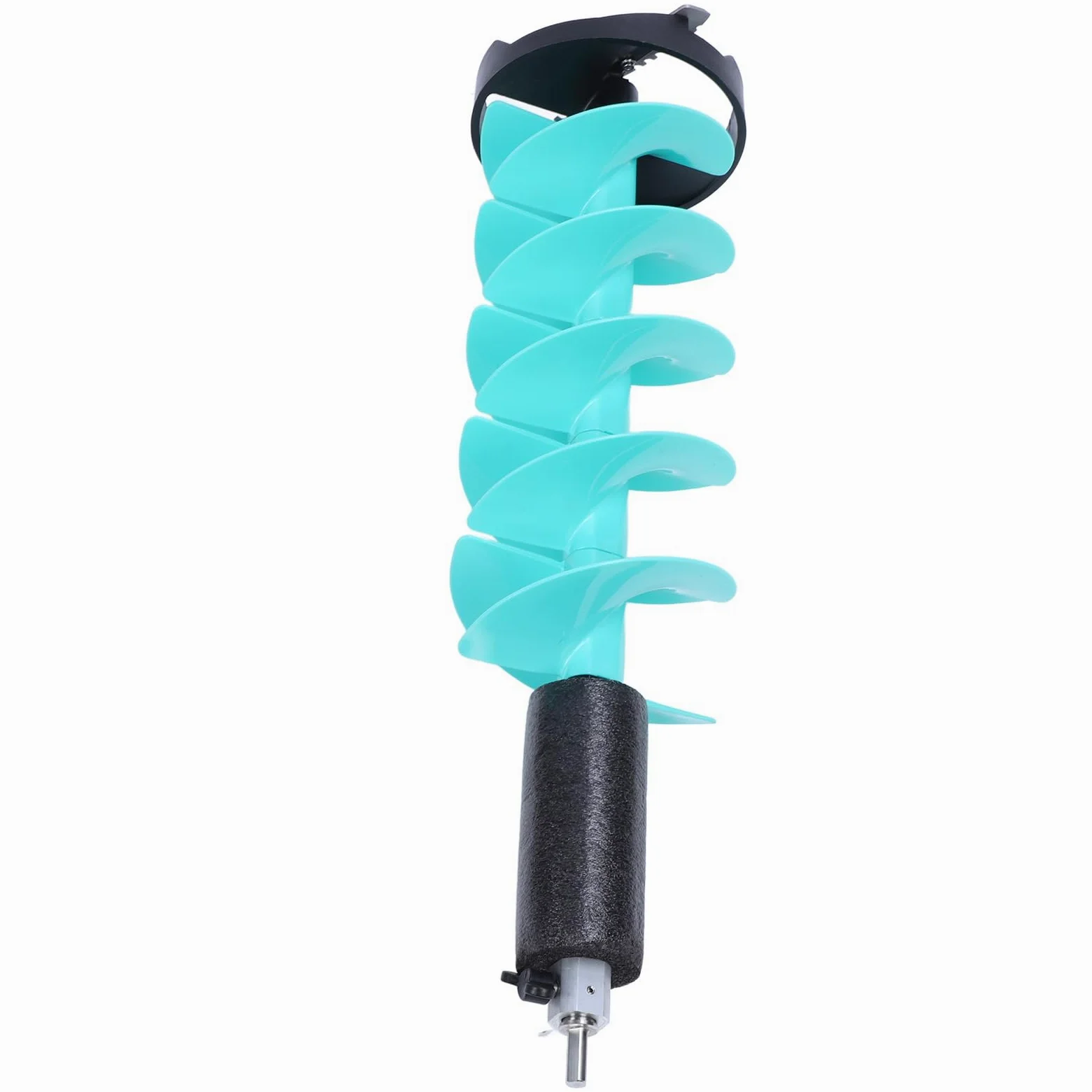 Foret à tarière pour pêche sur glace, 8 po x 28,7 po, nylon flottant | Lames de coupe en carbure pour percer des trous dans la glace avec une perceuse électrique