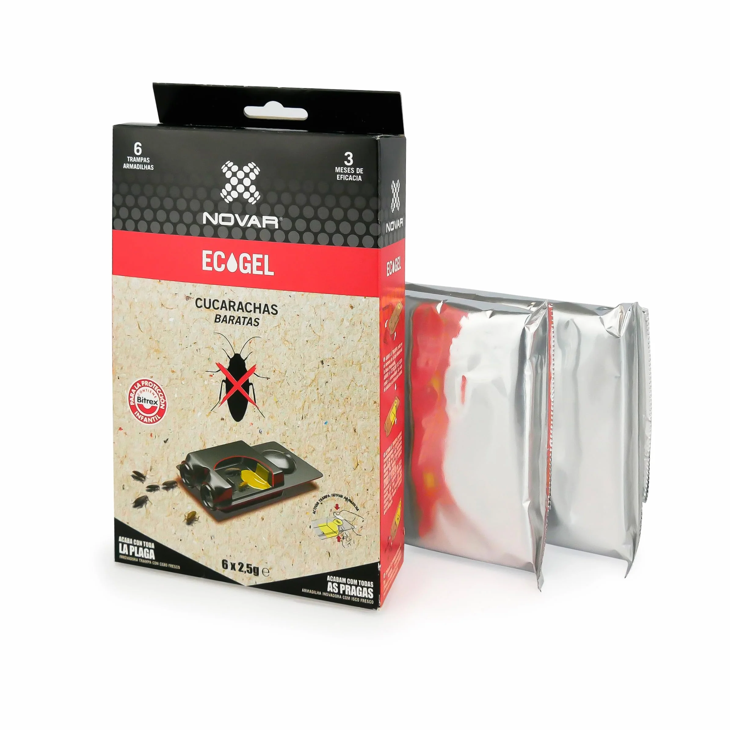 Piège Cafard Mortel avec Bitrex pour Tous Types de Cafards