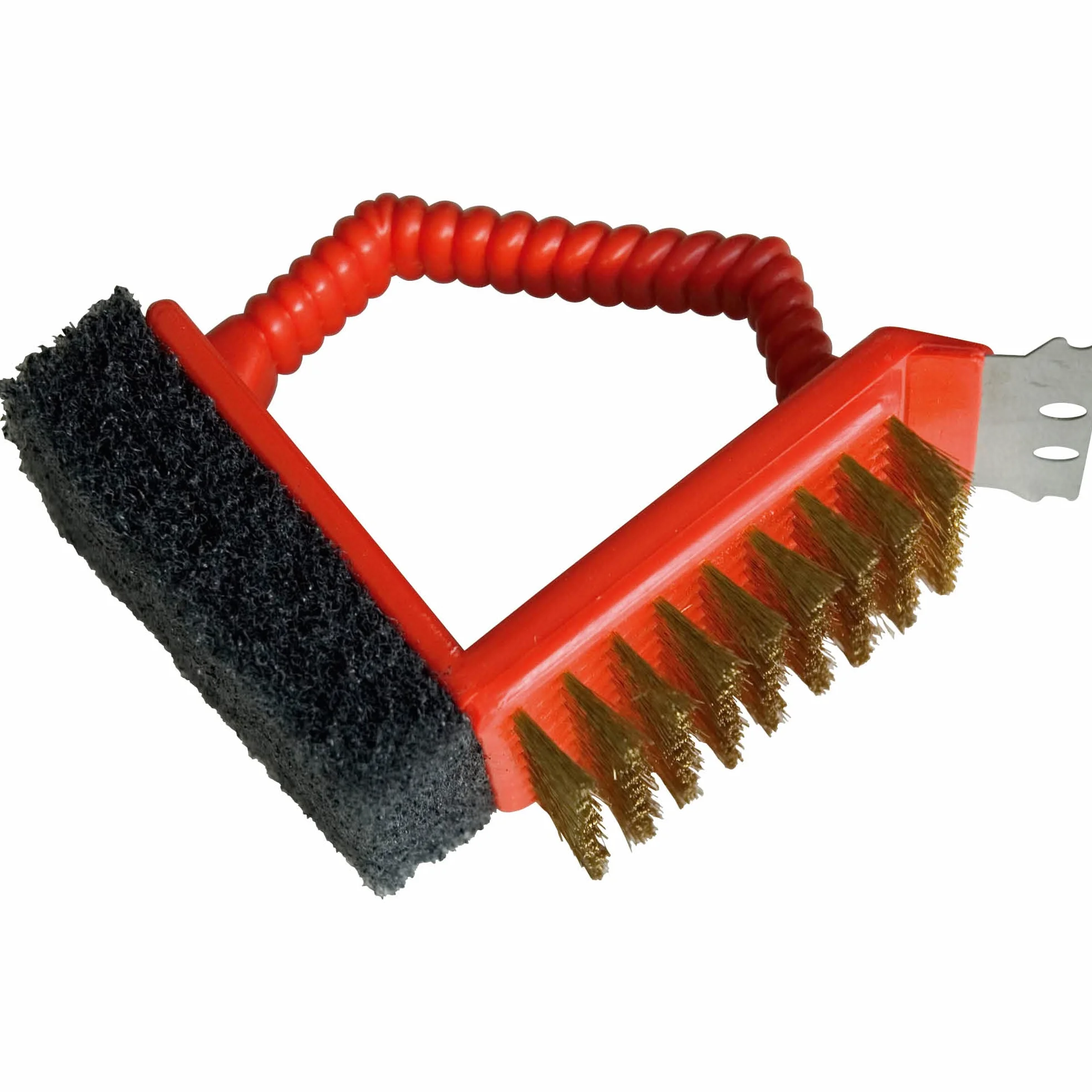 Barbecook Brosse 3 en 1 Plastique Rouge 11,5 x 7,2 x 9,5 cm