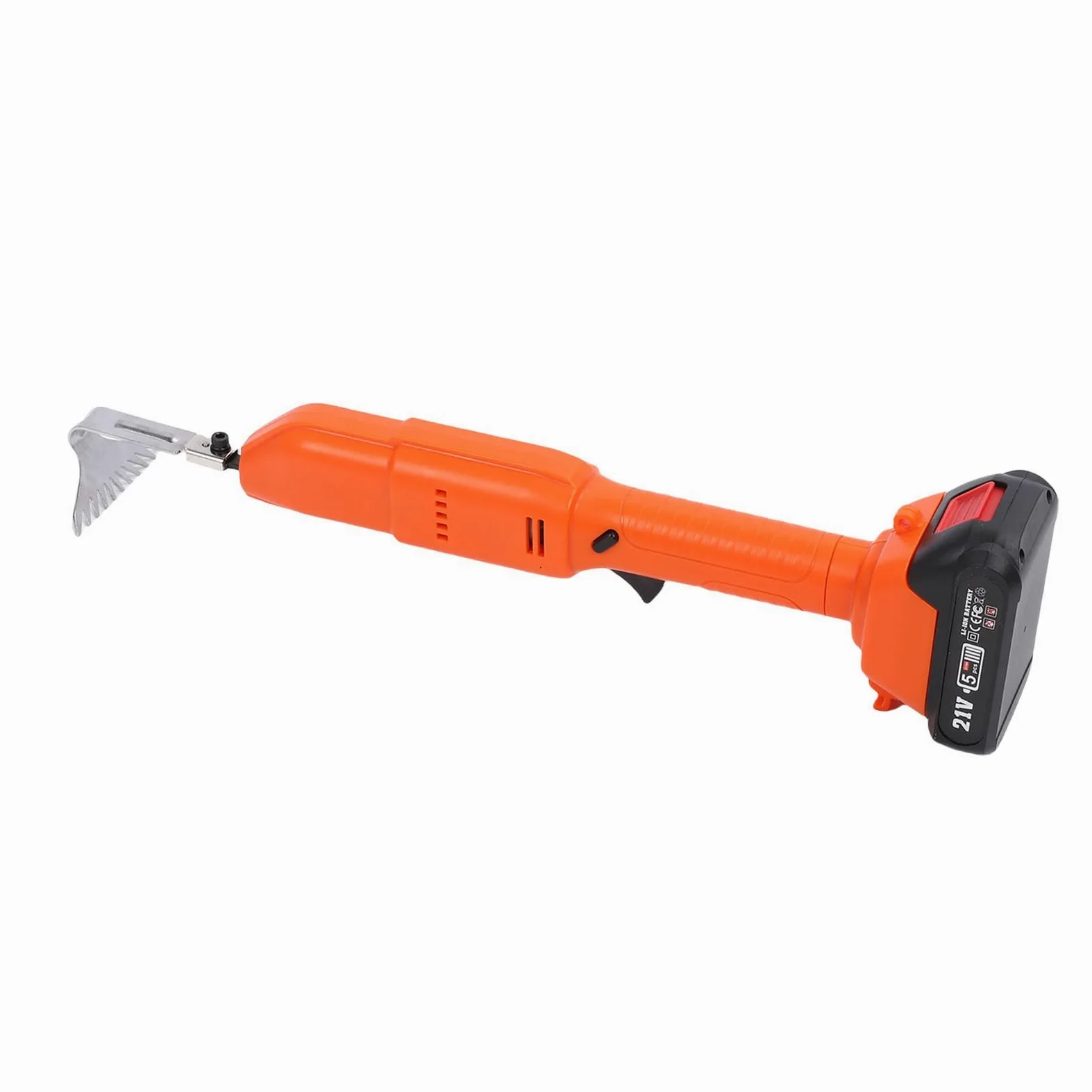 Houe d'excavation sans Fil, têtes à 5 et 11 Dents, Conception légère | Cultivateur de jardin alimenté par batterie avec poignée ergonomique pour le désherbage et l'ameublissement du sol