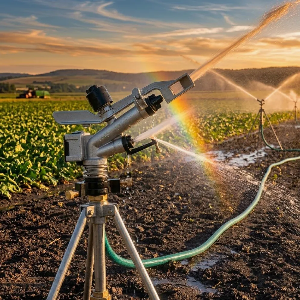 Suinga Arroseurs IBIS avec Angle de Pulvérisation Réglable, Filetage Femelle 1'', Portée de 13 à 23m pour Jardin, Pelouse et Irrigation Professionnelle, Gris
