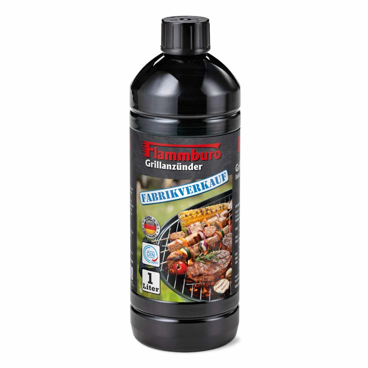 Allume-barbecue liquide 6 x 1 l – Certifié DIN – Fabriqué en Allemagne