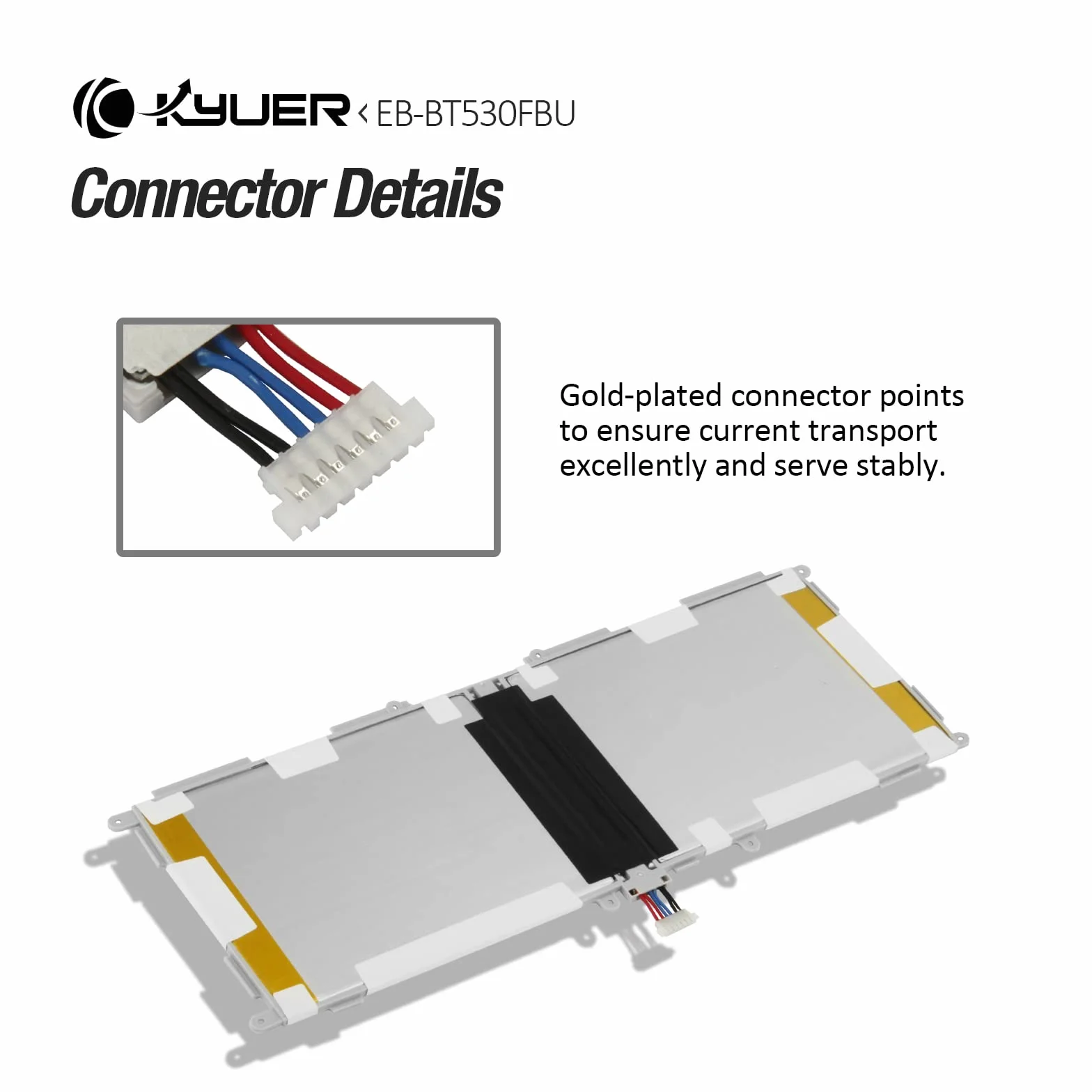 EB-BT530FBU Batterie Samsung Galaxy Tab 4 10.1 SM-T530 SM-T531 SM-T535 SM-T537 SM-T532 SM-T533 T536 T530NU T537A T537V T537R4 3G 4G/LTE WiFi