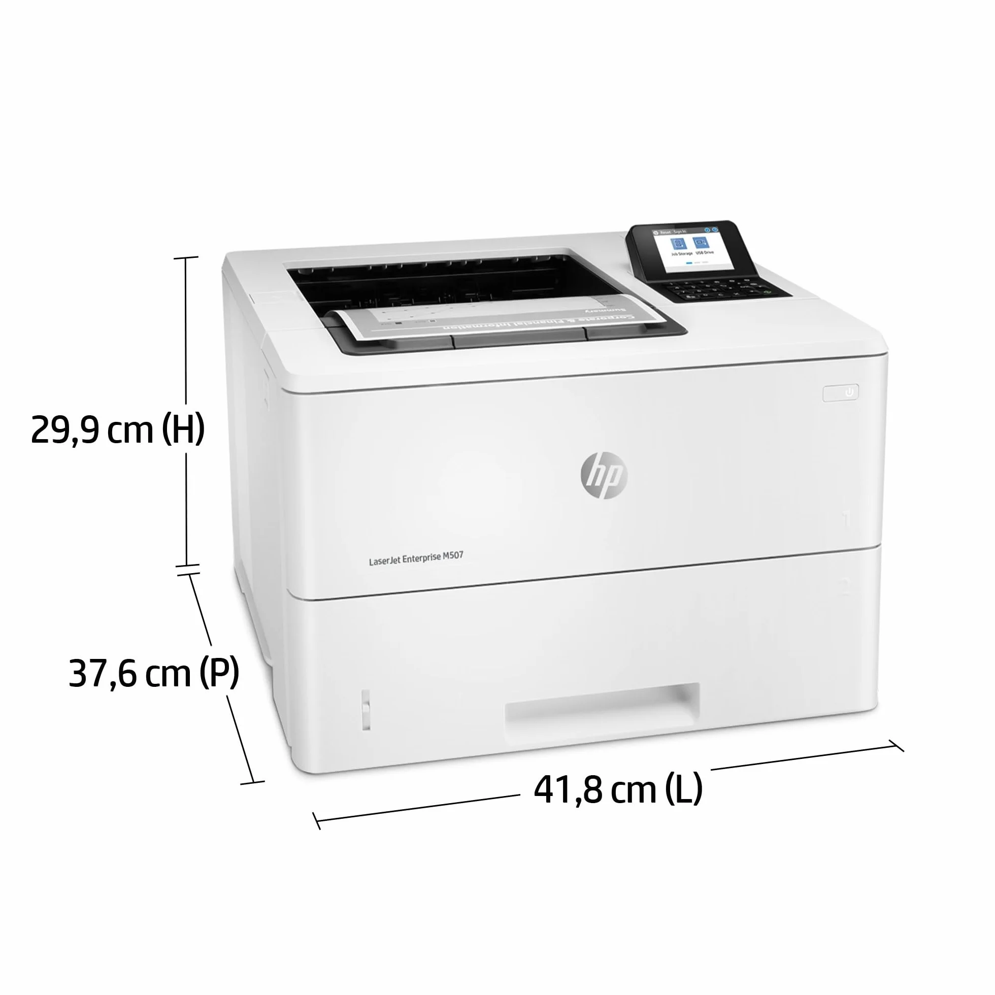 HP LaserJet Enterprise M507dn Imprimante Monofonction A4 Noir et Blanc Recto Verso Automatique 50 ppm USB Gigabit Ethernet