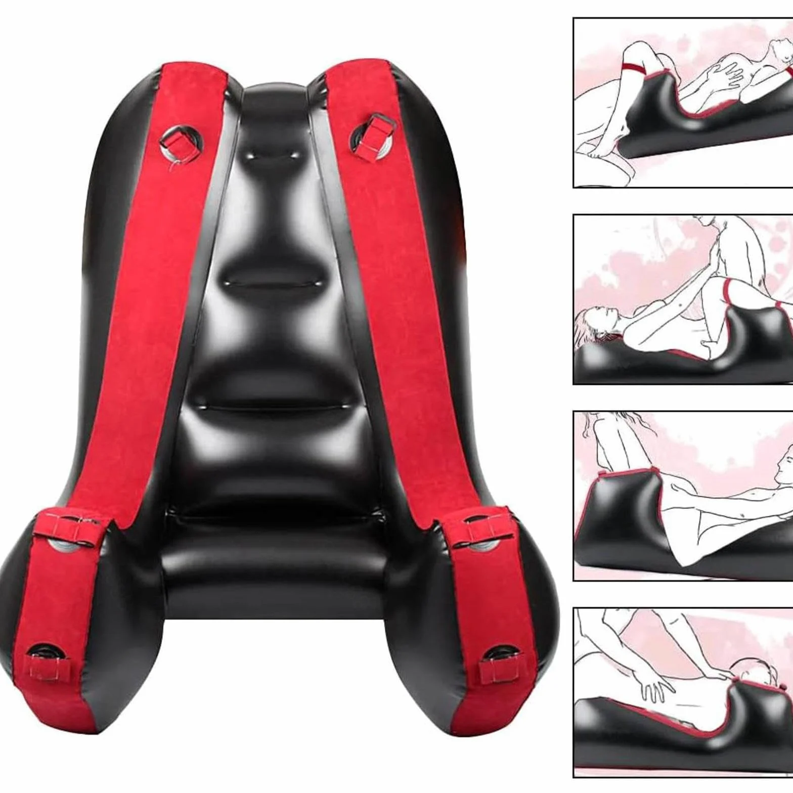 Canapé Gonflable Fauteuil inclinable, utilisable en Position Assise ou allongée