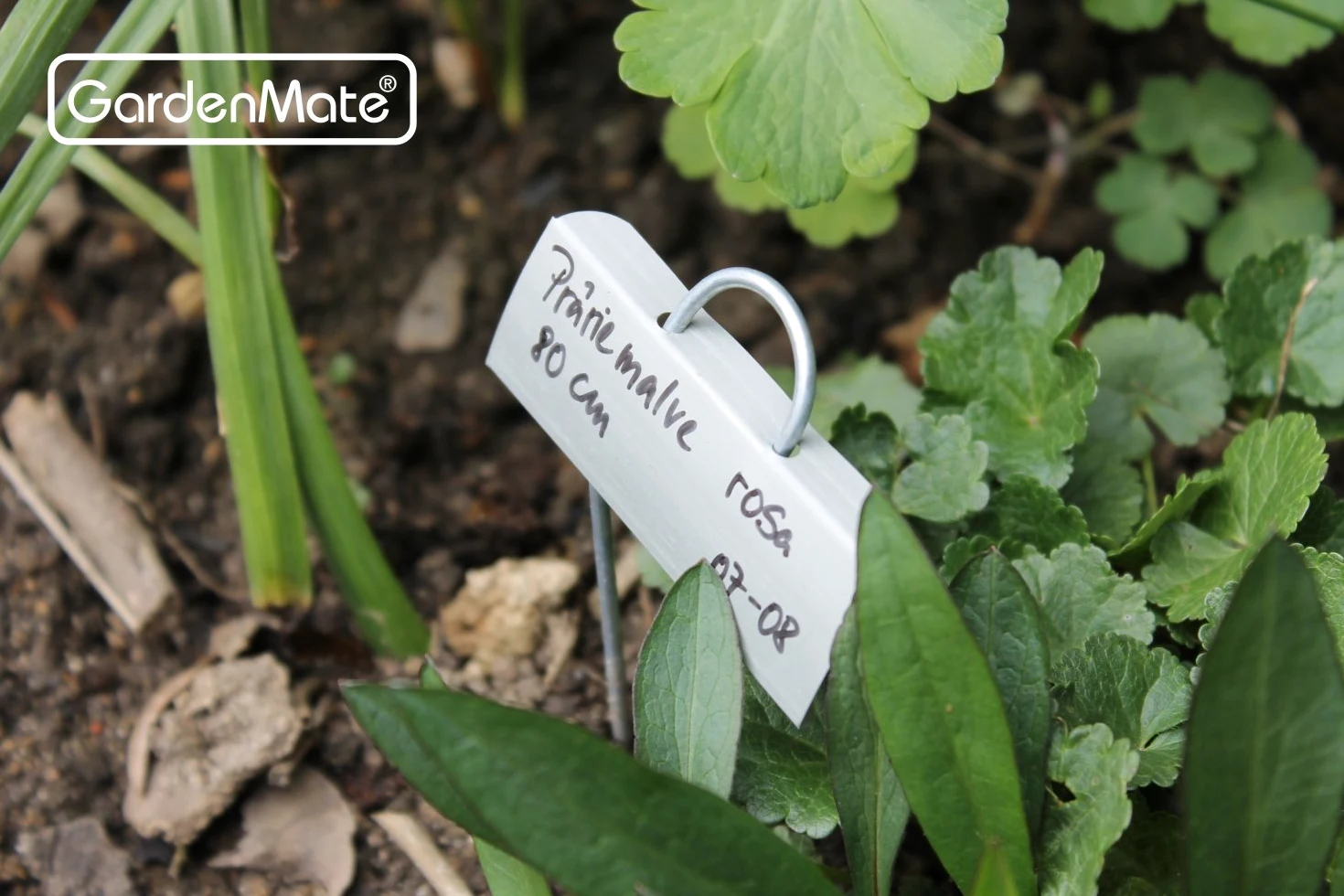 GardenMate Lot d'étiquettes pour Plantes en métal résistant aux intempéries 100-Pack 5 3/4'' Mini