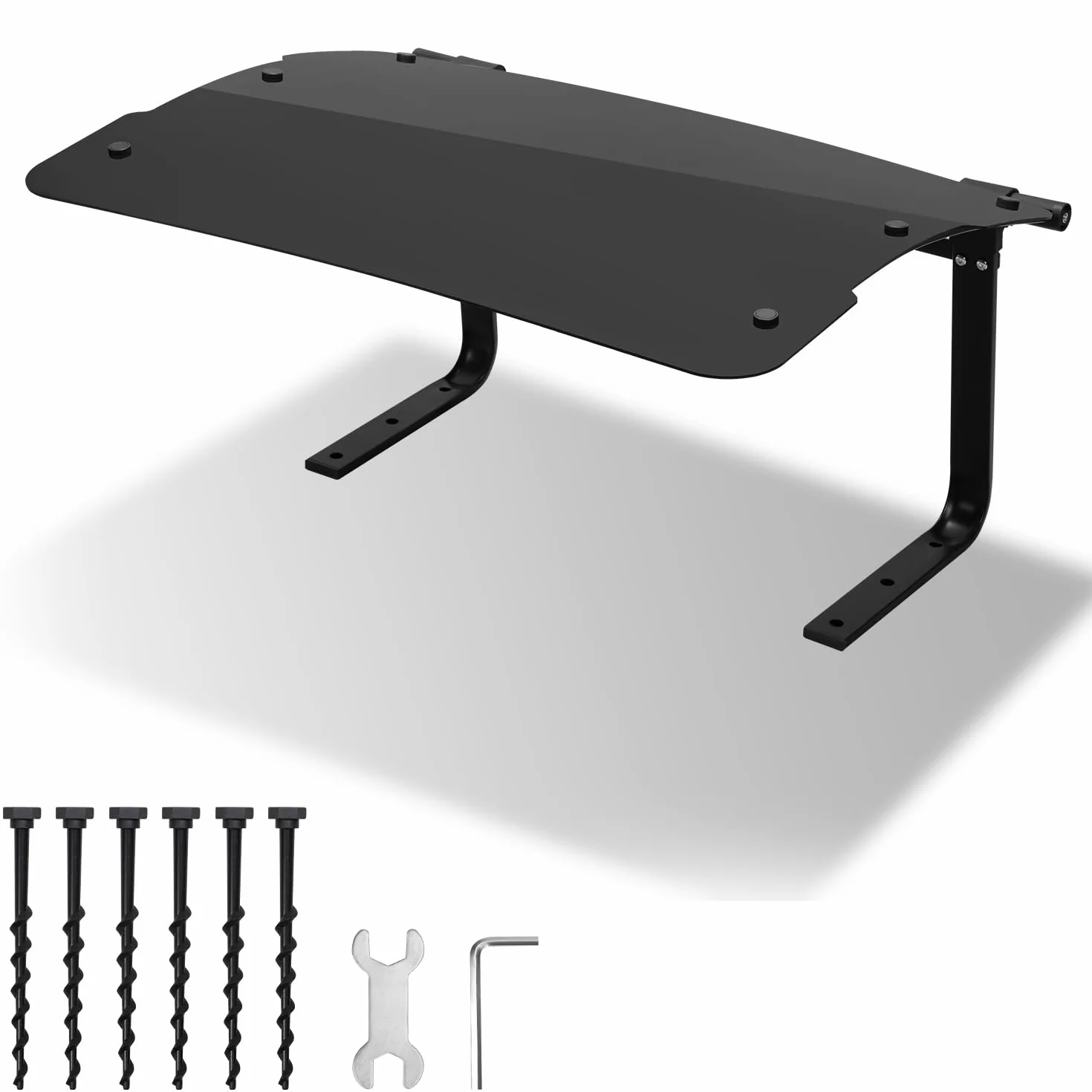 Garage pour robot tondeuse, abri de voiture couvert pour robot tondeuse, garage pour robot tondeuse, résistant aux intempéries, 73 x 57 x 40 cm, matériau métal et plastique
