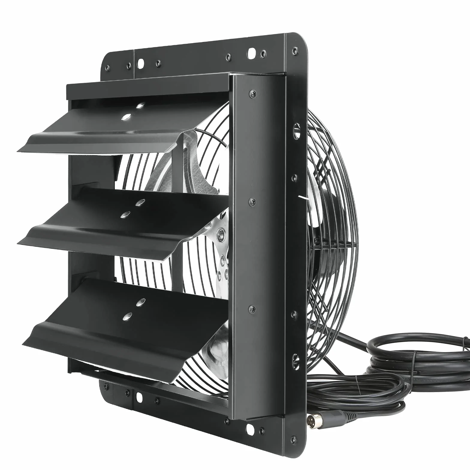 VEVOR Ventilateur d'extraction à volets 25,4 cm 1400 m³/h Moteur EC avec contrôleur de température et d'humidité