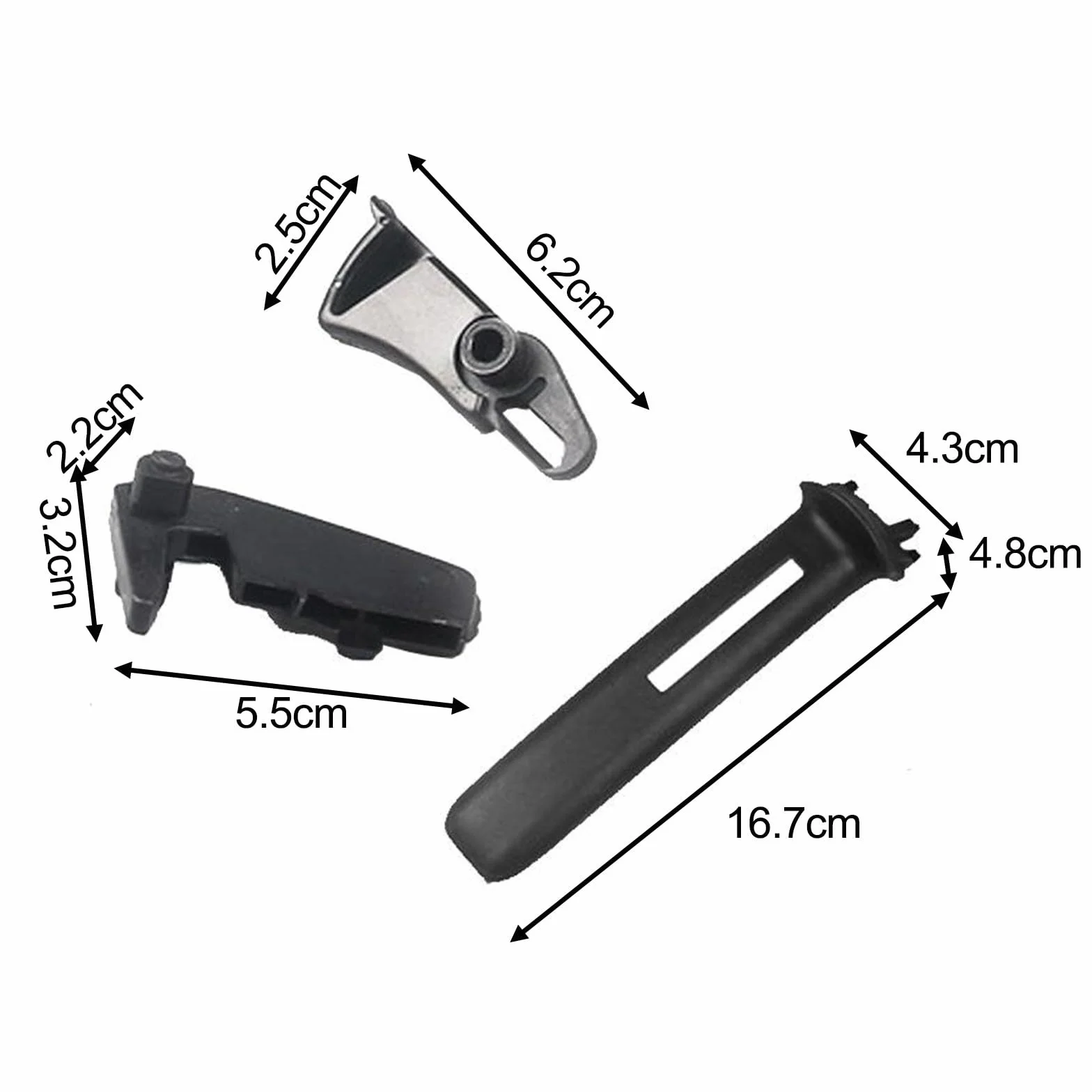Accessoire de rechange STIHL MS 251/241/231 Coque avec gâchette et contrôleur plastique noir lot de 1 ou 3 pièces