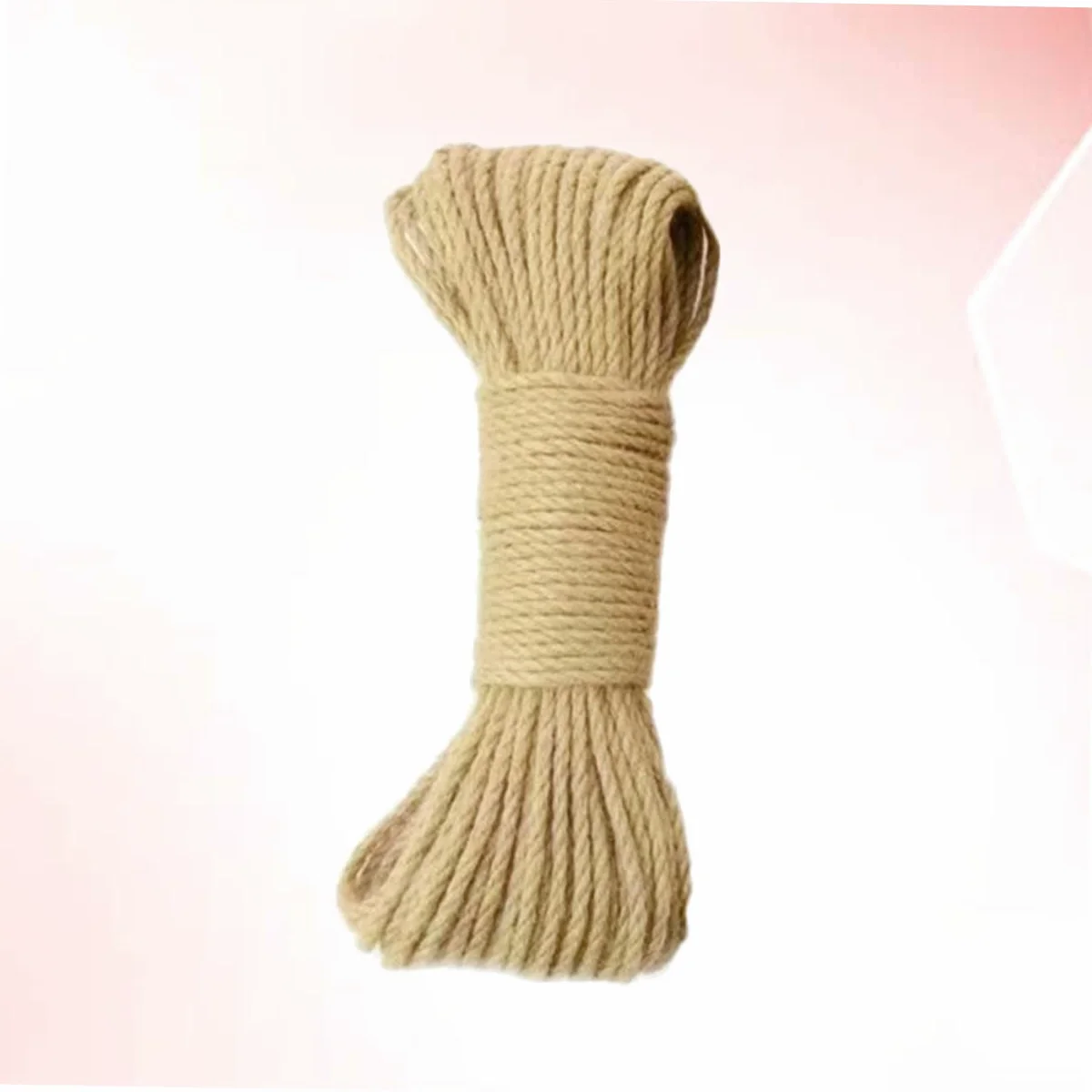 Hemobllo Corde de Jute Épaisse Naturelle de 30 M de Et 8 Mm de Diamètre pour Décorations Et Fleuristes