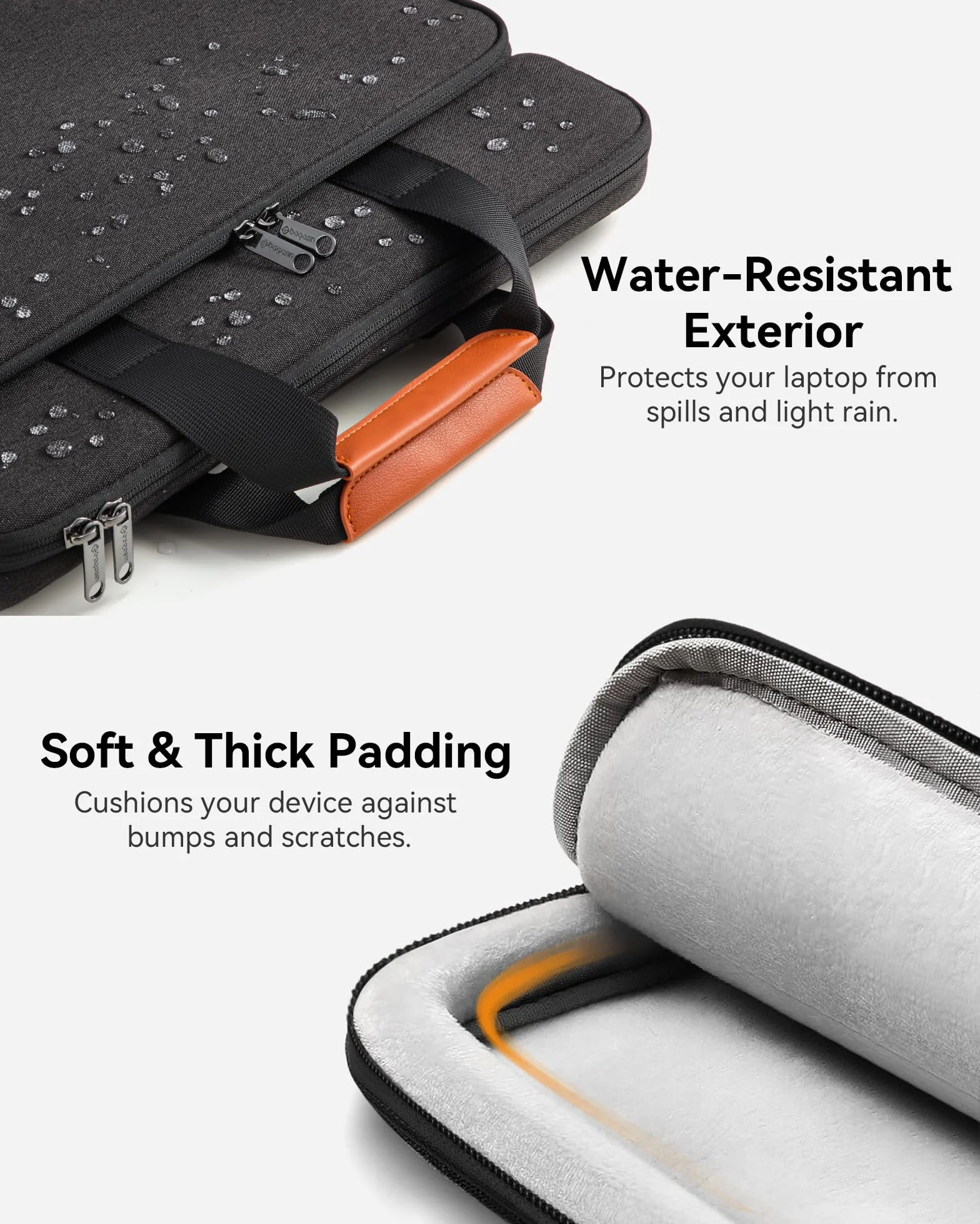 Sacoche ordinateur portable 15,6-17,3 pouces extensible bandoulière professionnelle