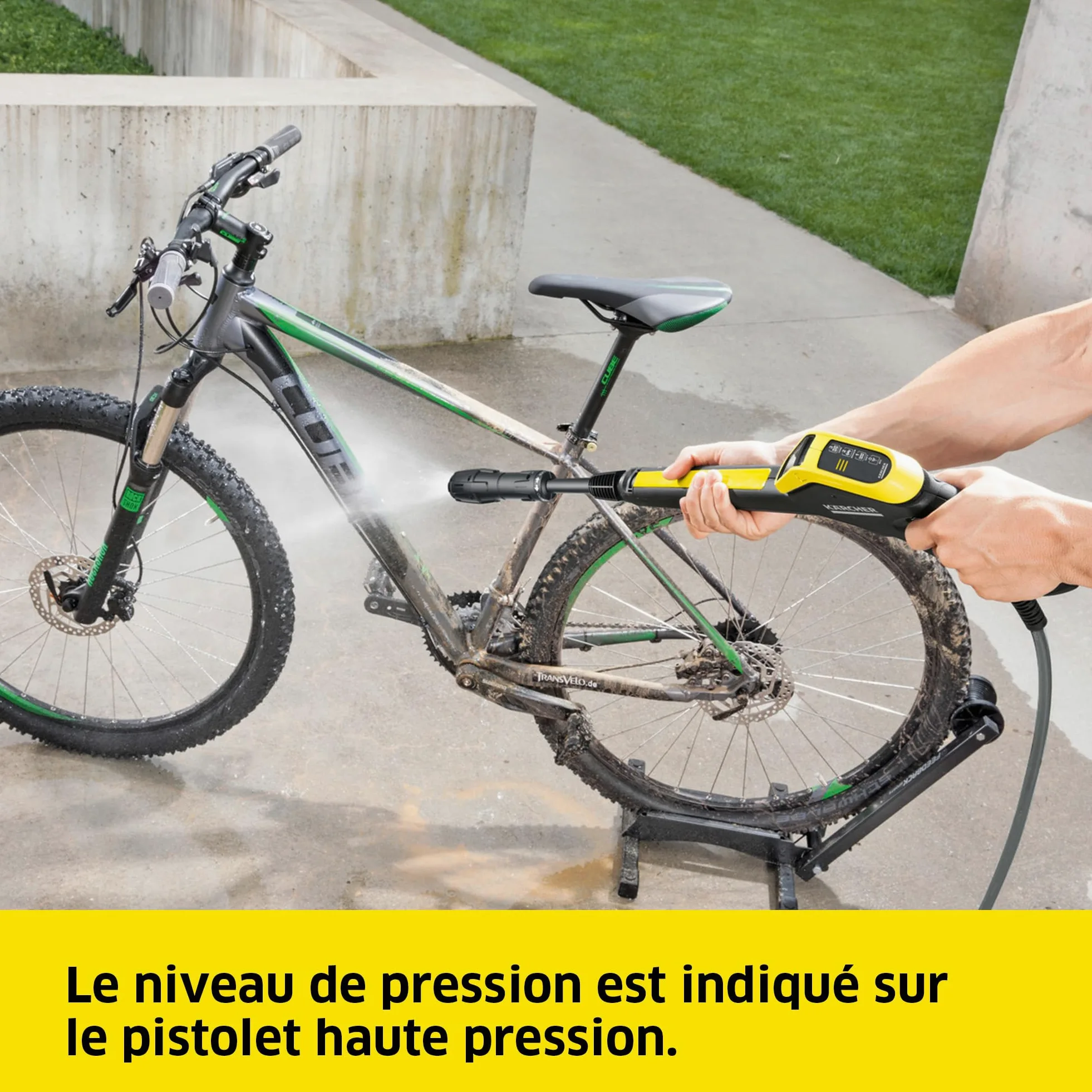 Kärcher Nettoyeur Haute Pression K 4 Power Control Flex Home, Pression : max. 130 bar, Débit : 420 l/h, Surface : 30 m²/h, Poids : 11,5 kg, Pistolet Haute Pression, Rotabuse, Lance, Home Kit