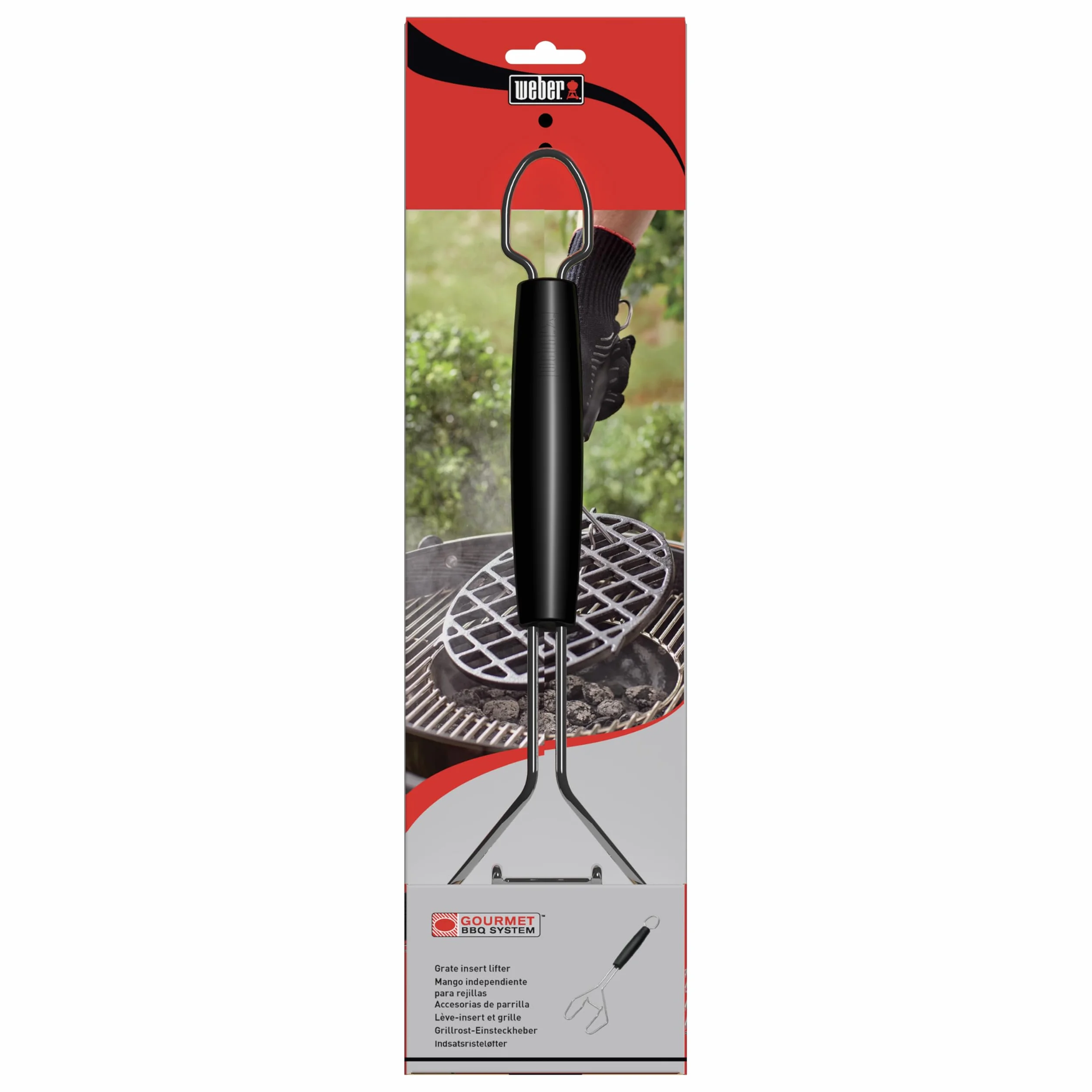 Weber Crochet de Levage Insert Gourmet BBQ System Acier Inoxydable Argent 8844