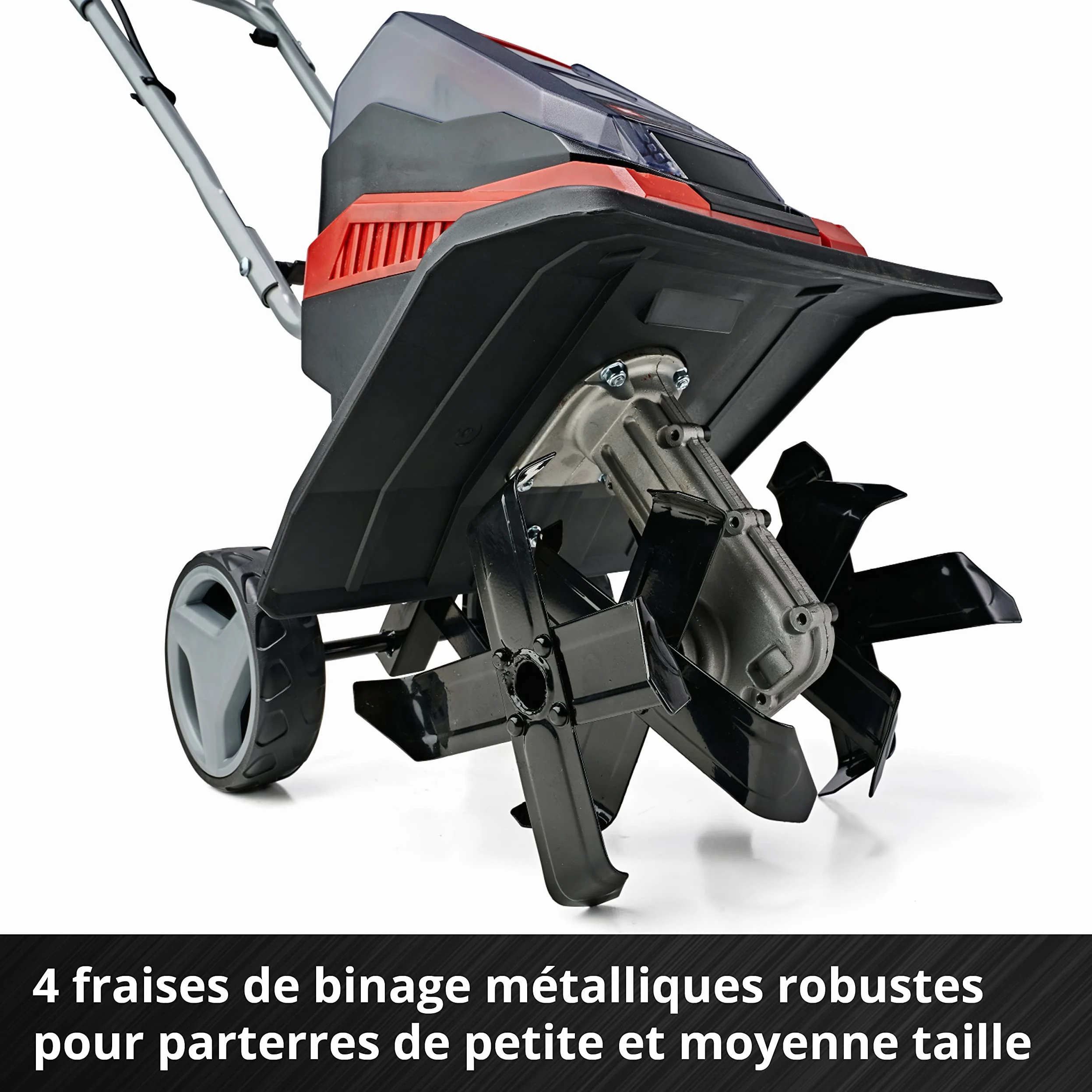 Einhell Motobineuse sans fil GE-CR 30 Li Solo - Système Power X-Change (2x18 V, Largeur de travail 30 cm, Profondeur de travail 20 cm) + Twincharger et 2 Batteries 4,0Ah