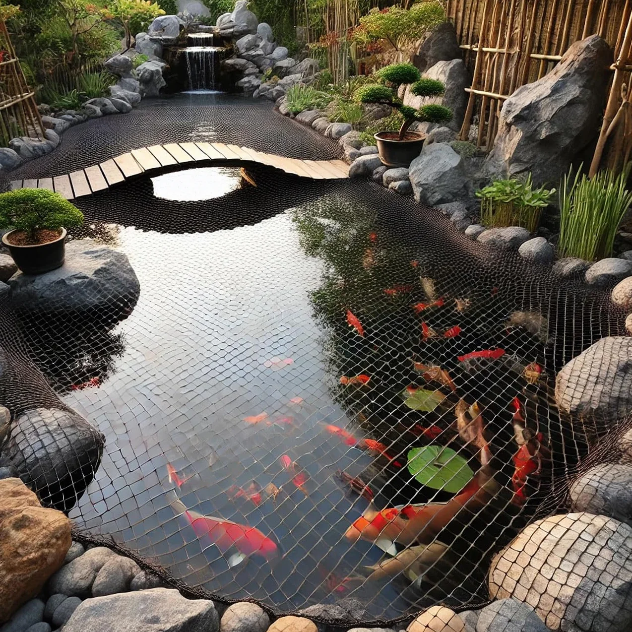 Royal Gardineer Filet de protection pour bassin à mailles fines 6 x 10 m