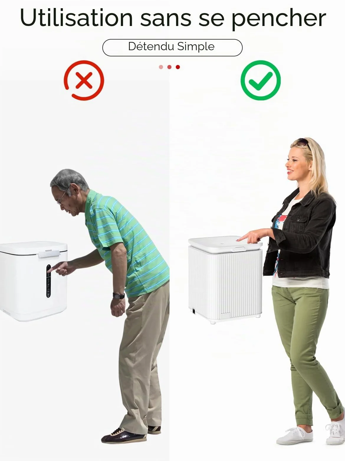SQUEEZE master Composteur électrique de 3,5 litres pour la cuisine, bac à compost intelligent pour déchets alimentaires, transforme les déchets alimentaires en engrais de compost, blanc