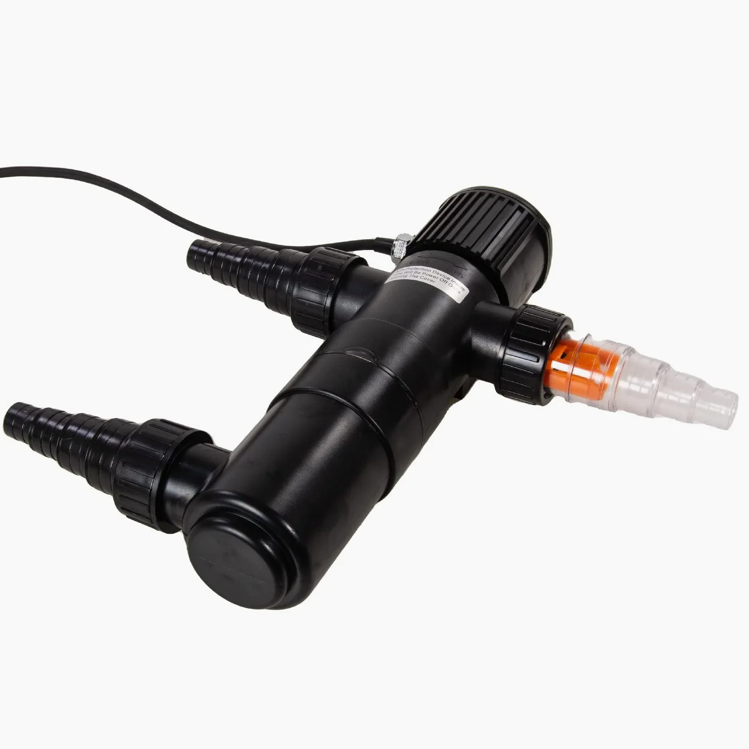 Aquaforte Guv-218 Uv-C, max. Teich 20 m³, max. Durchfluss 2,5 m³Stunde, 18 Watt, Gehäuse mit Quick Lock-Anschluss, 3 Schlauchtüllen 20253240 mm Und Uv-Schauglas, Helix-Form Innenraum
