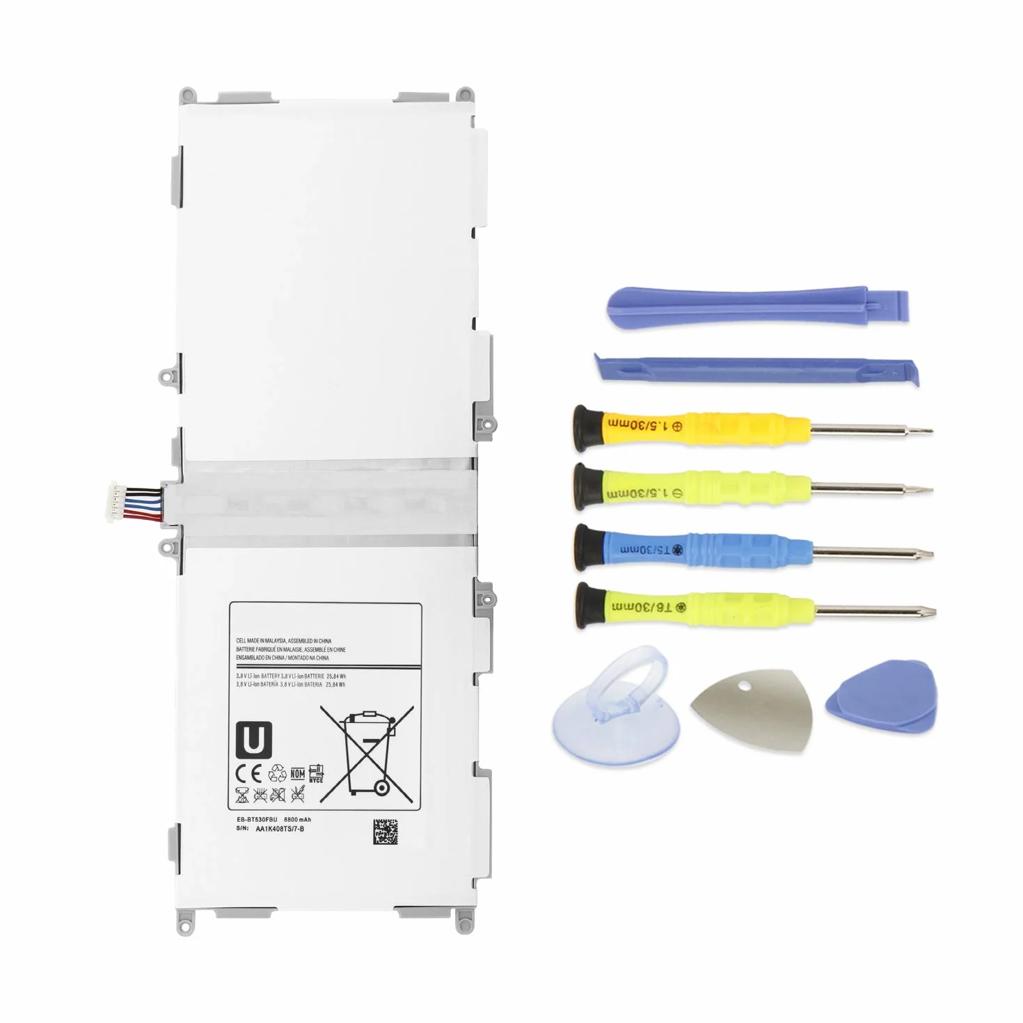 EB-BT530FBU Batterie Samsung Galaxy Tab 4 10.1 SM-T530 SM-T531 SM-T535 SM-T537 SM-T532 SM-T533 T536 T530NU T537A T537V T537R4 3G 4G/LTE WiFi