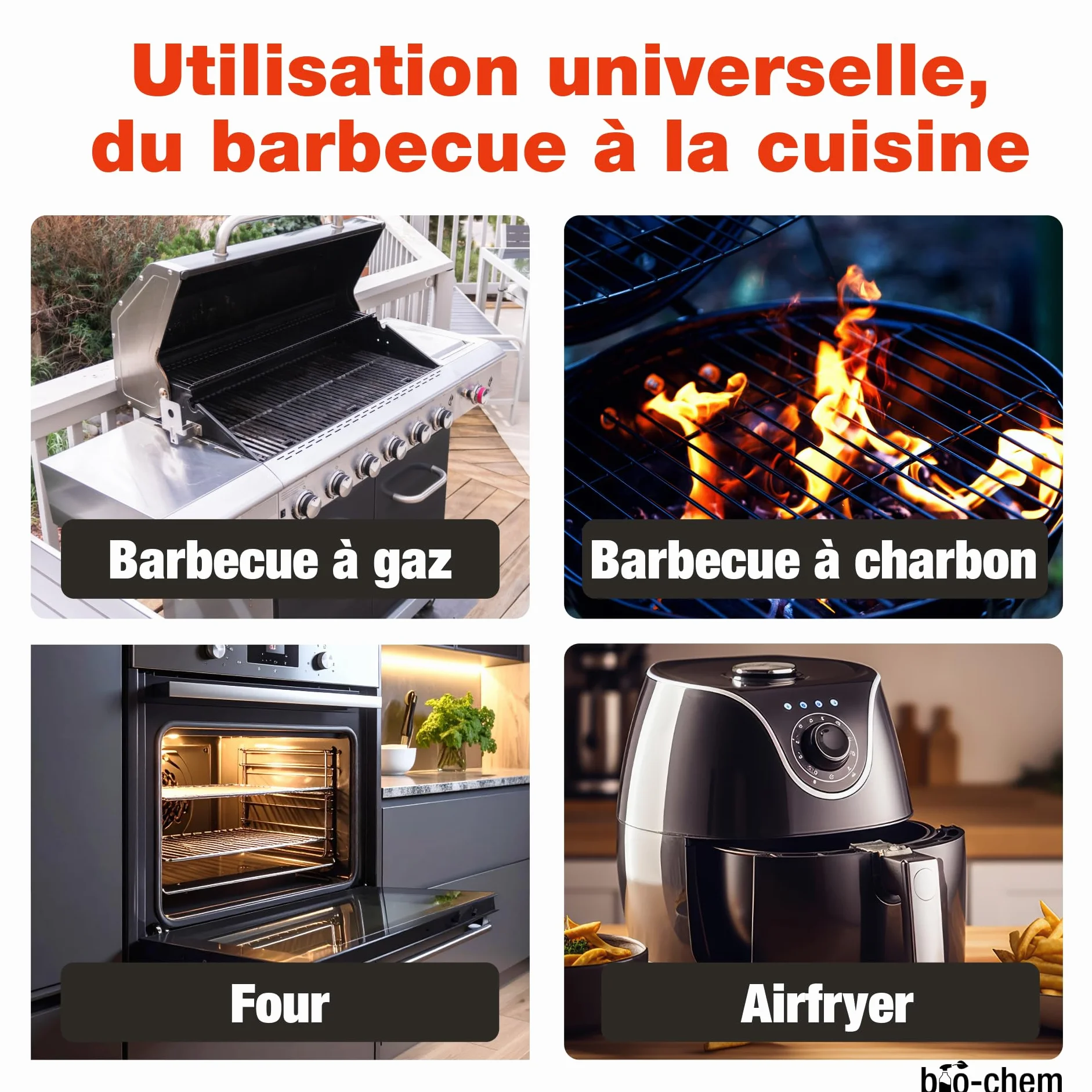 Bio-Chem Spray dégraissant pour barbecues 5L prêt à l'emploi