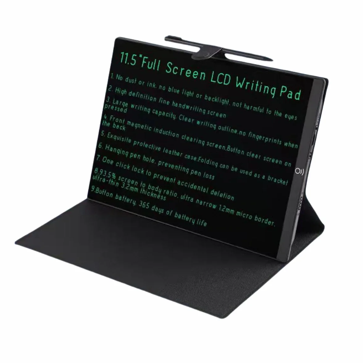 EMEBAY Tablette d'écriture LCD 11,5" Ultra Mince 3.2 mm Bloc-Notes numérique effaçable