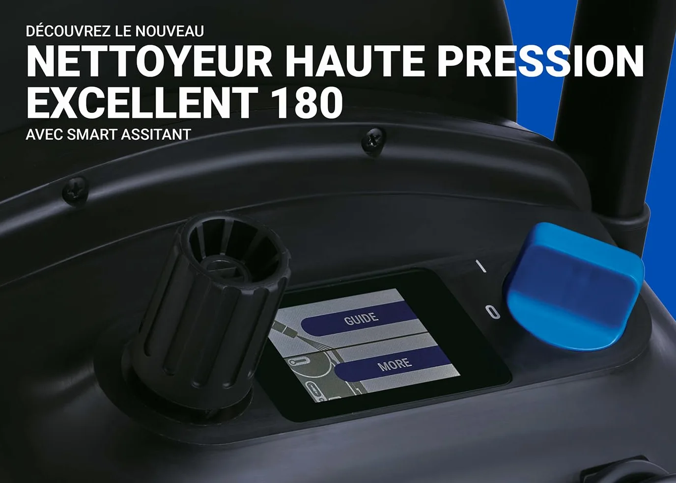 Nilfisk Excellent 180 Nettoyeur Haute Pression avec Smart Assistant - Nettoyeur Haute Performance pour Le Jardin, la Terrasse et Voitures (2800 W) 128471416