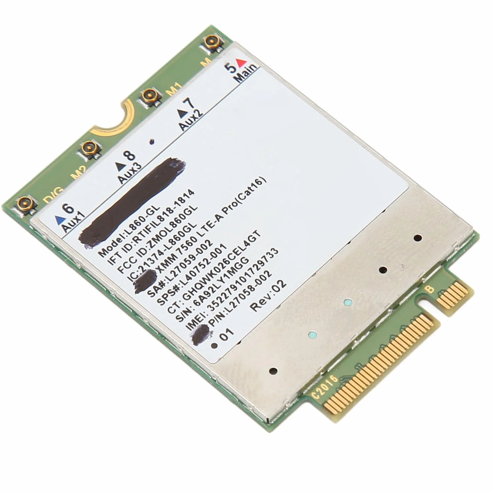 Jectse L860 GL Carte WiFi M.2 LTE FDD TDD Haute Vitesse 1 Gbps DL pour Laptop