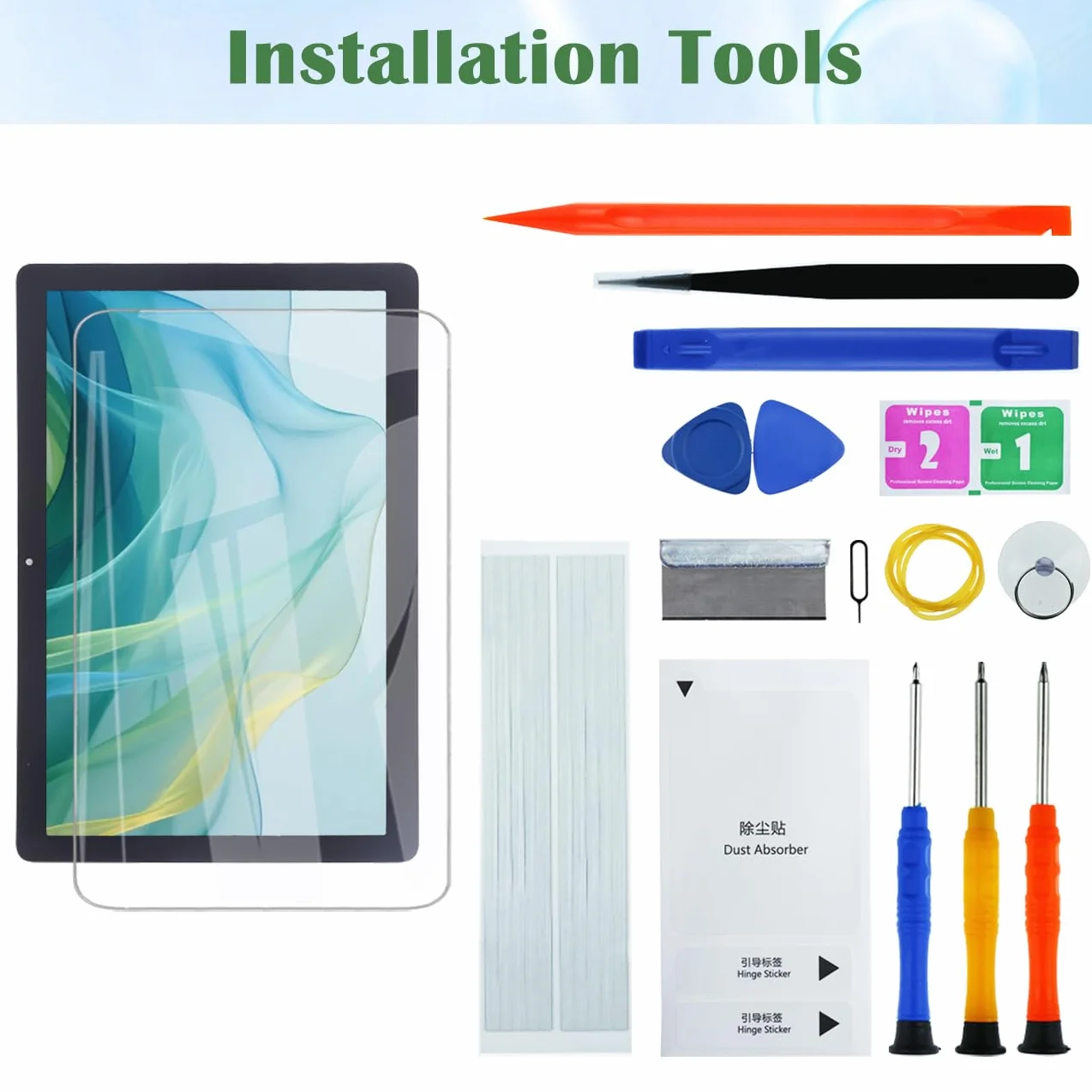 Écran LCD de rechange pour Huawei MediaPad T5 10 AGS2-W09 AGS2-W19 AGS2-L09 avec kit