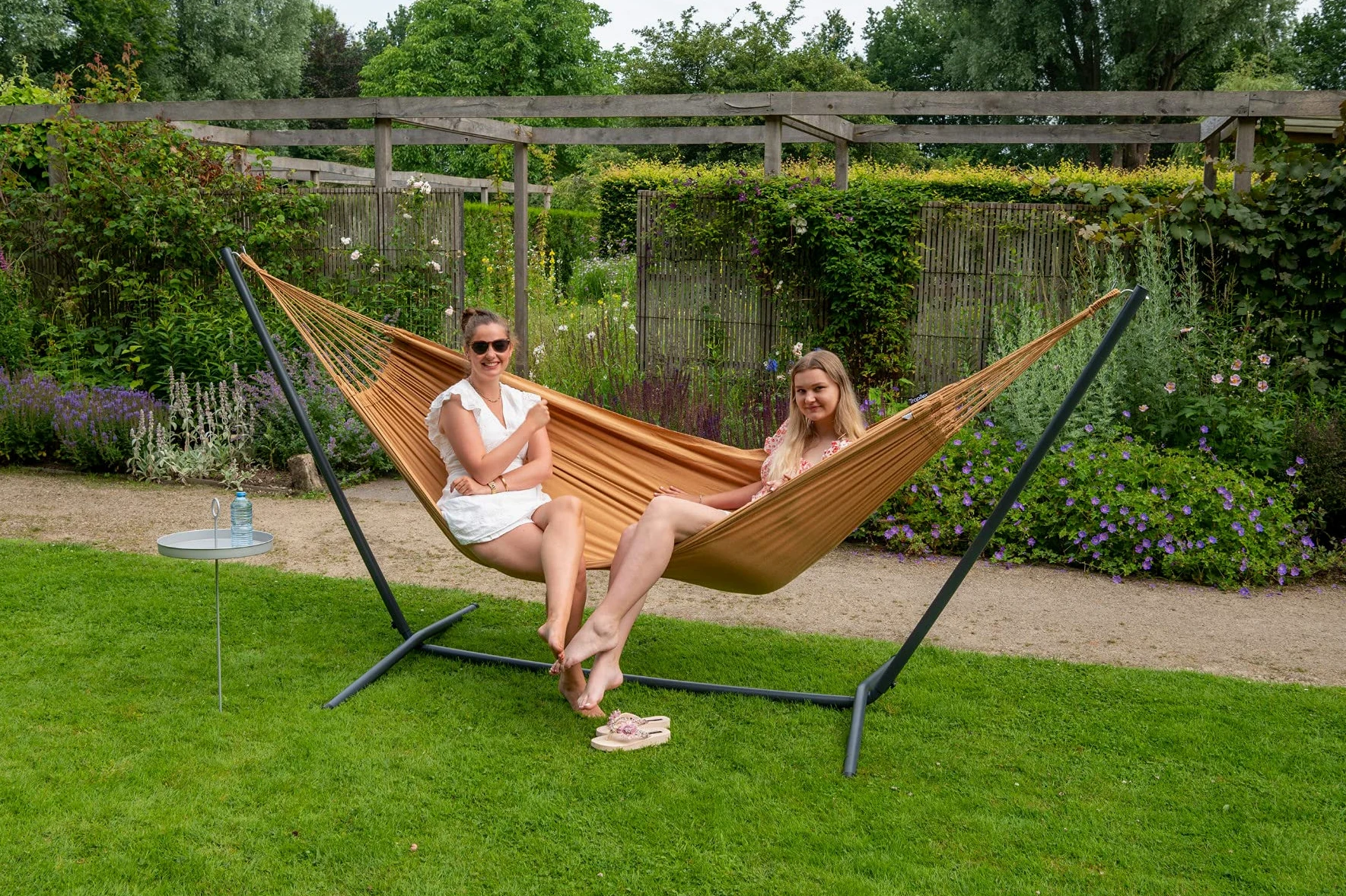 Tropilex Hamac de Jardin Exterieur 2 Places | Hamac Double Classique 180 kg Colombien | Randonnée | Fabriqué à la Main | Style Organic Mocca 350 cm