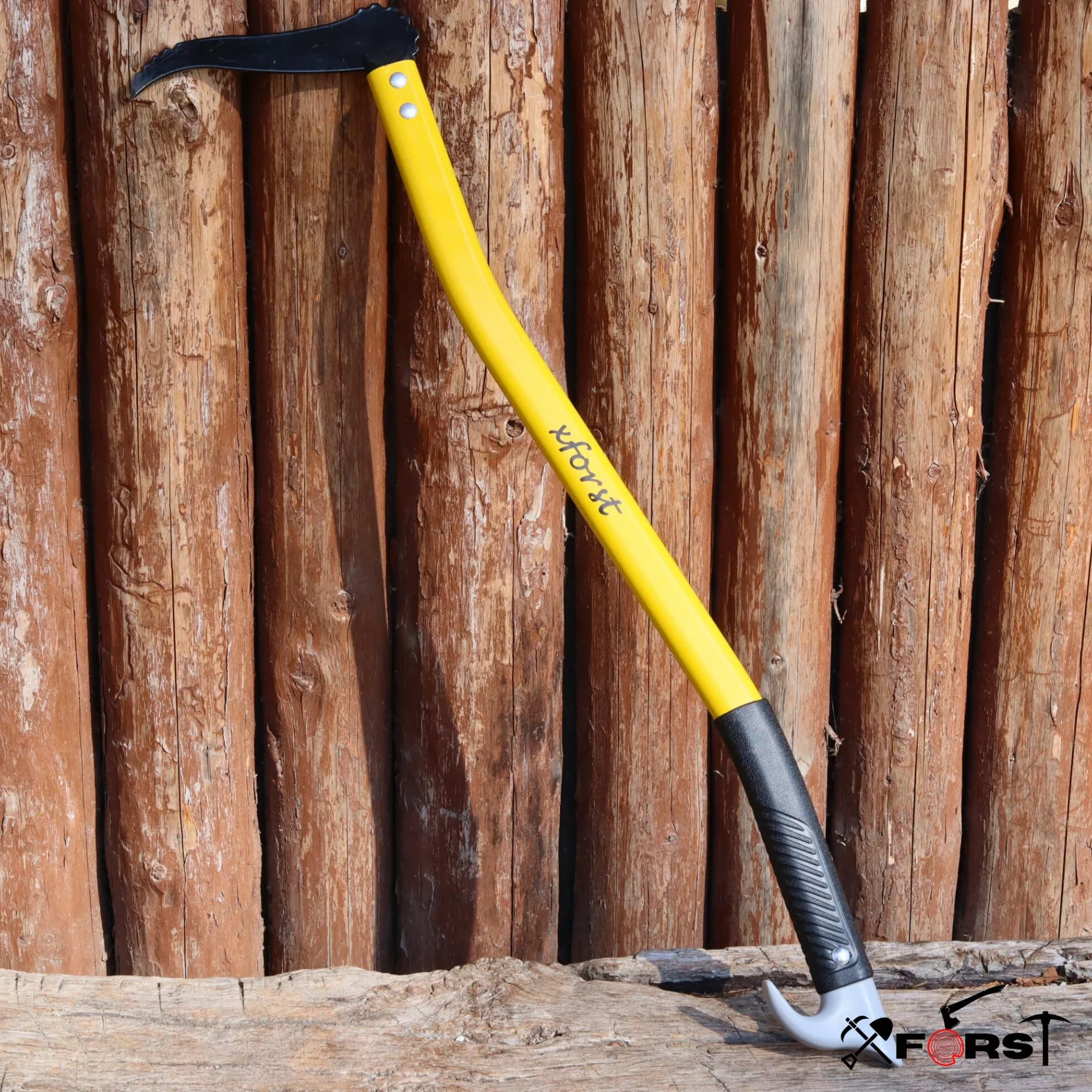 Sapie à Main 75 cm Bûcheron Ergonomique X-PAL75 – Sappie Forestier Long Manche Aluminium Léger 570 g, Crochet Acier Carbone Forgé