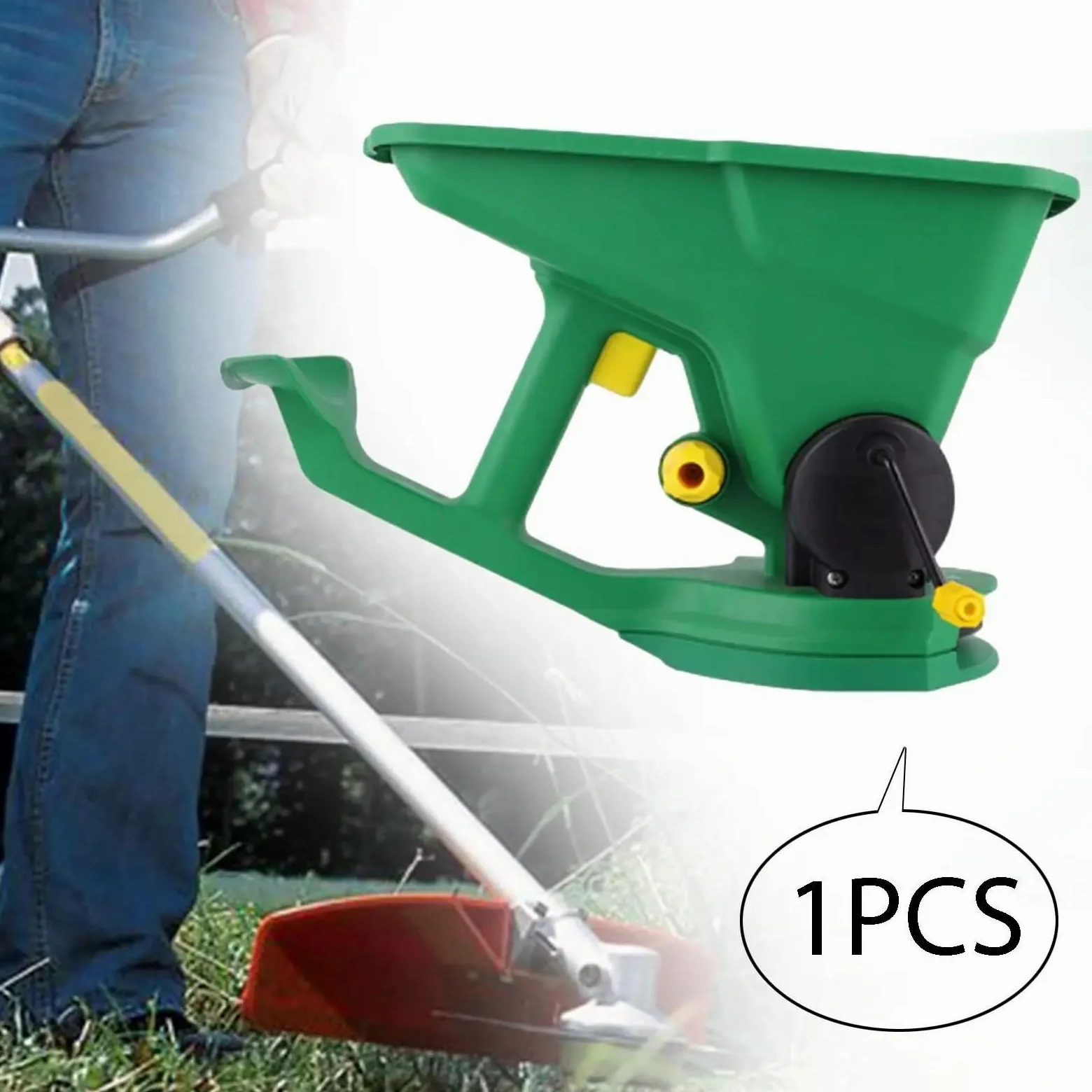 épandeurs de Jardin Épandeur de semences portatif Outil à Main réutilisable Facilité de Prise en Main Outil de Jardinage Portable 1,5 L Outil de Jardinage réglable Semoir