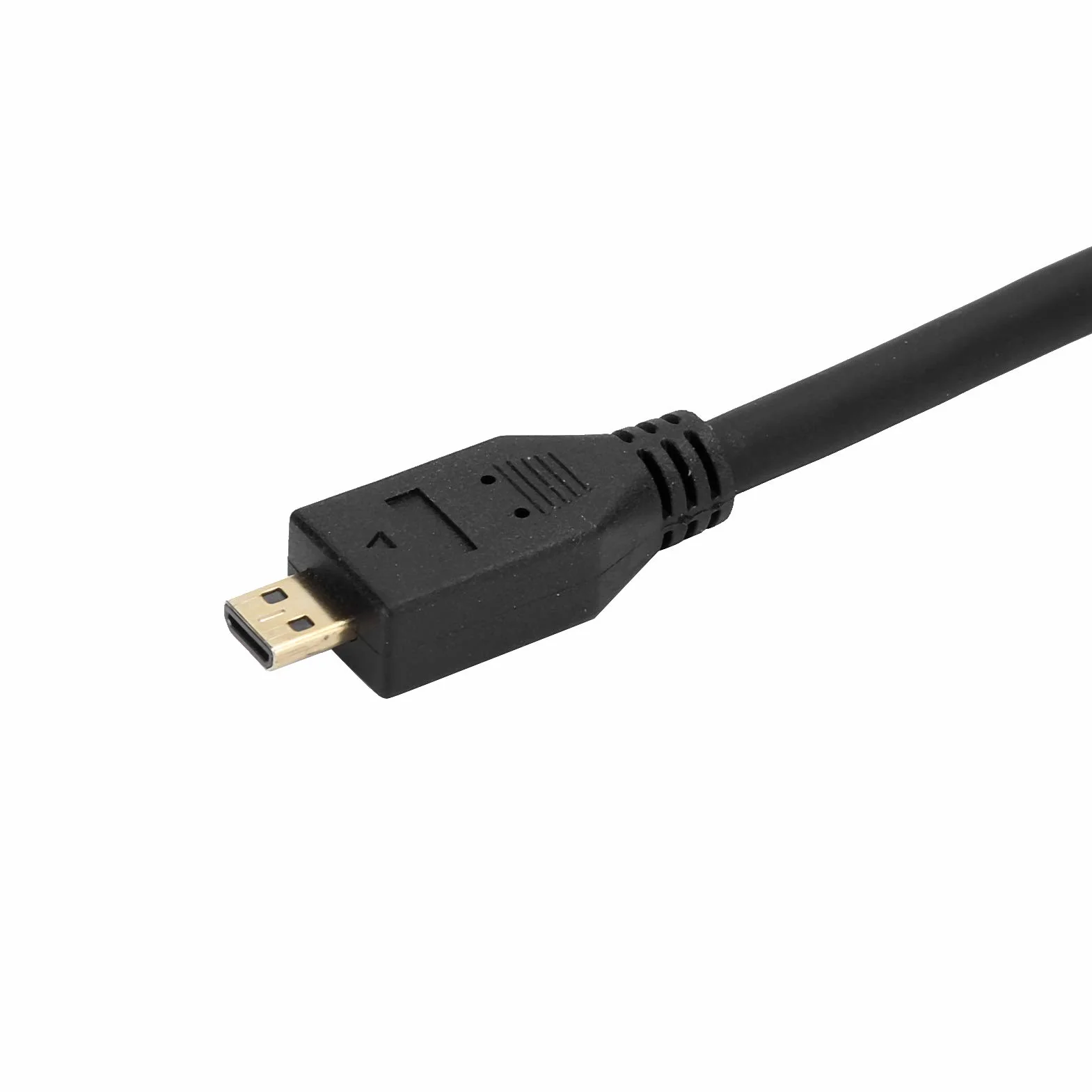 Adaptateur Micro HDMI vers VGA Actif 1080P avec Audio Stéréo 3,5 mm pour PC, Projecteur, HDTV