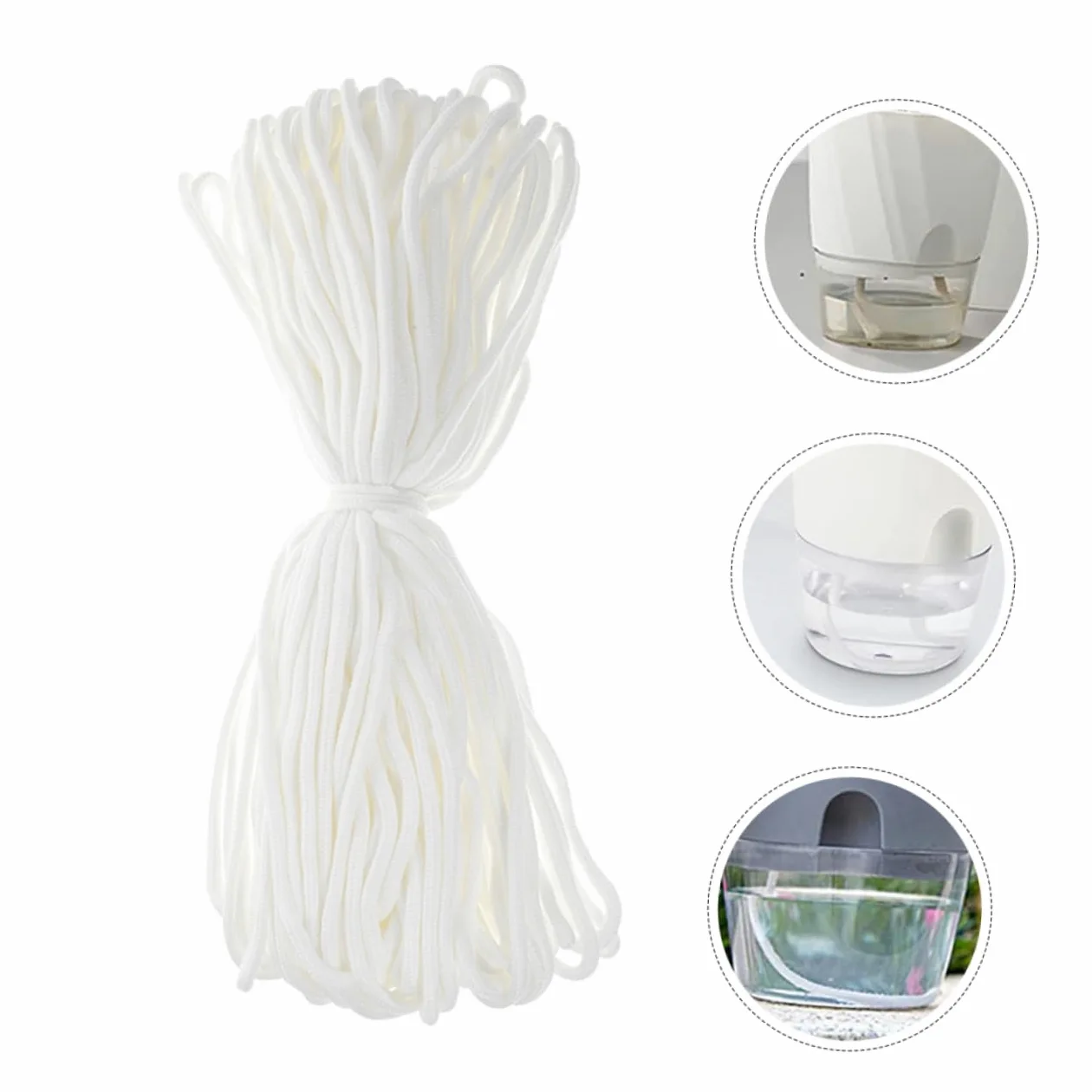 BESPORTBLE 4pièces Corde Coton Absorbante pour Auto-arrosage De Fil De Jardinage Flexible pour Plantes Intérieur Et Extérieur