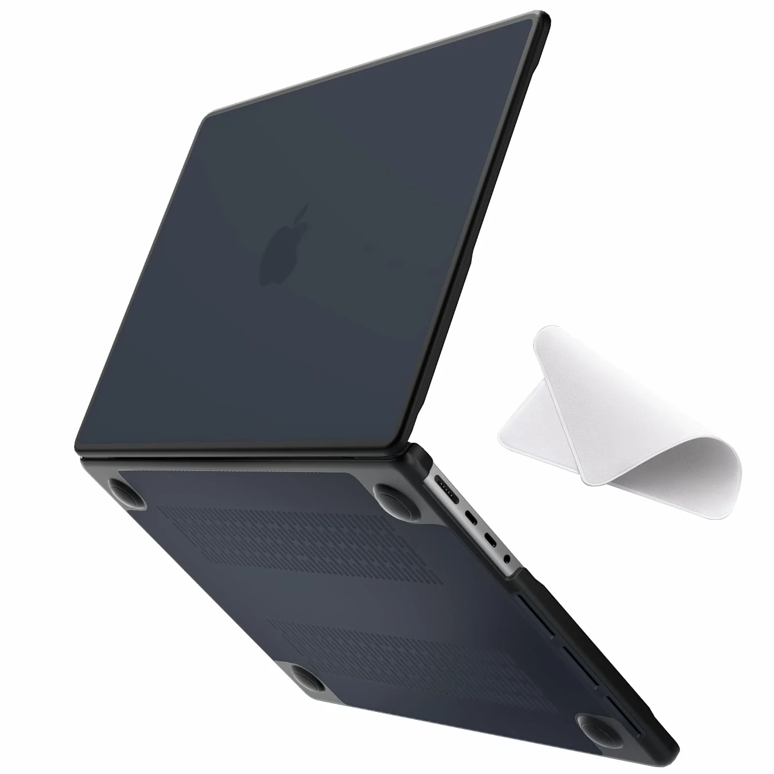 Coque Anti-craquage MacBook Pro 14 Pouces M5 M4 M3 M2 M1 Pro/Max TPU Noir PC Rigide