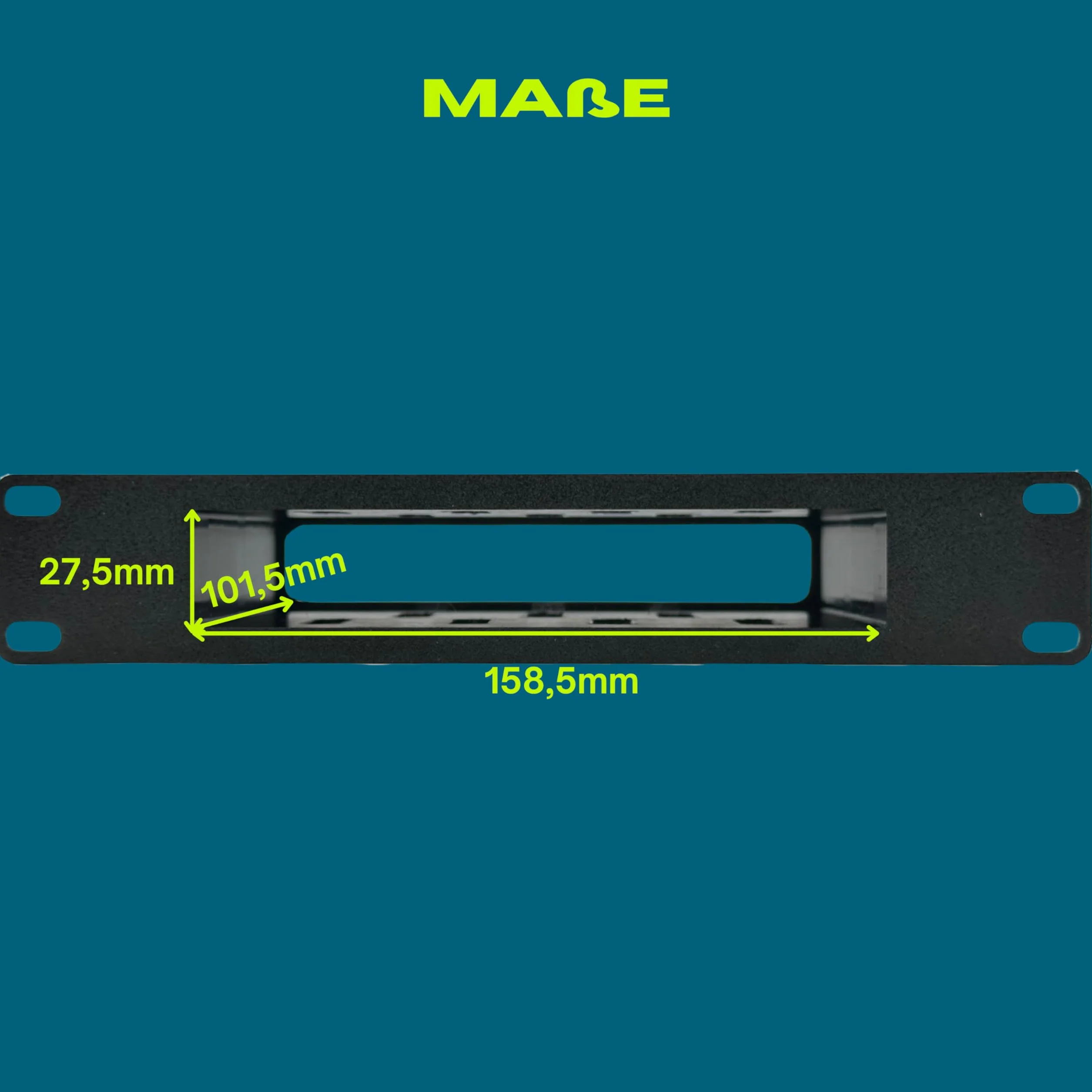 Cadre de montage en rack 10" pour Netgear GS308EP & TP-Link TL-SG108PE, support commutateur PoE 8 ports