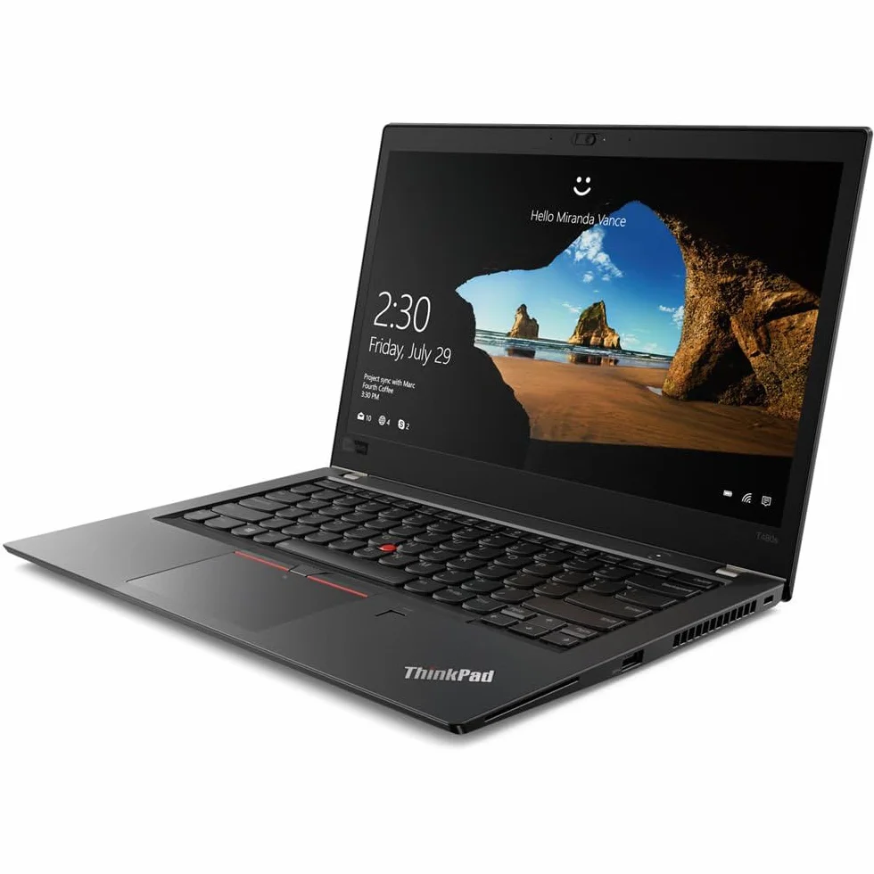 Lenovo ThinkPad T480 Ordinateur Portable 14" Full HD Intel Core i5 8350U 8 Go RAM 250 Go SSD Windows 11 Pro Clavier AZERTY