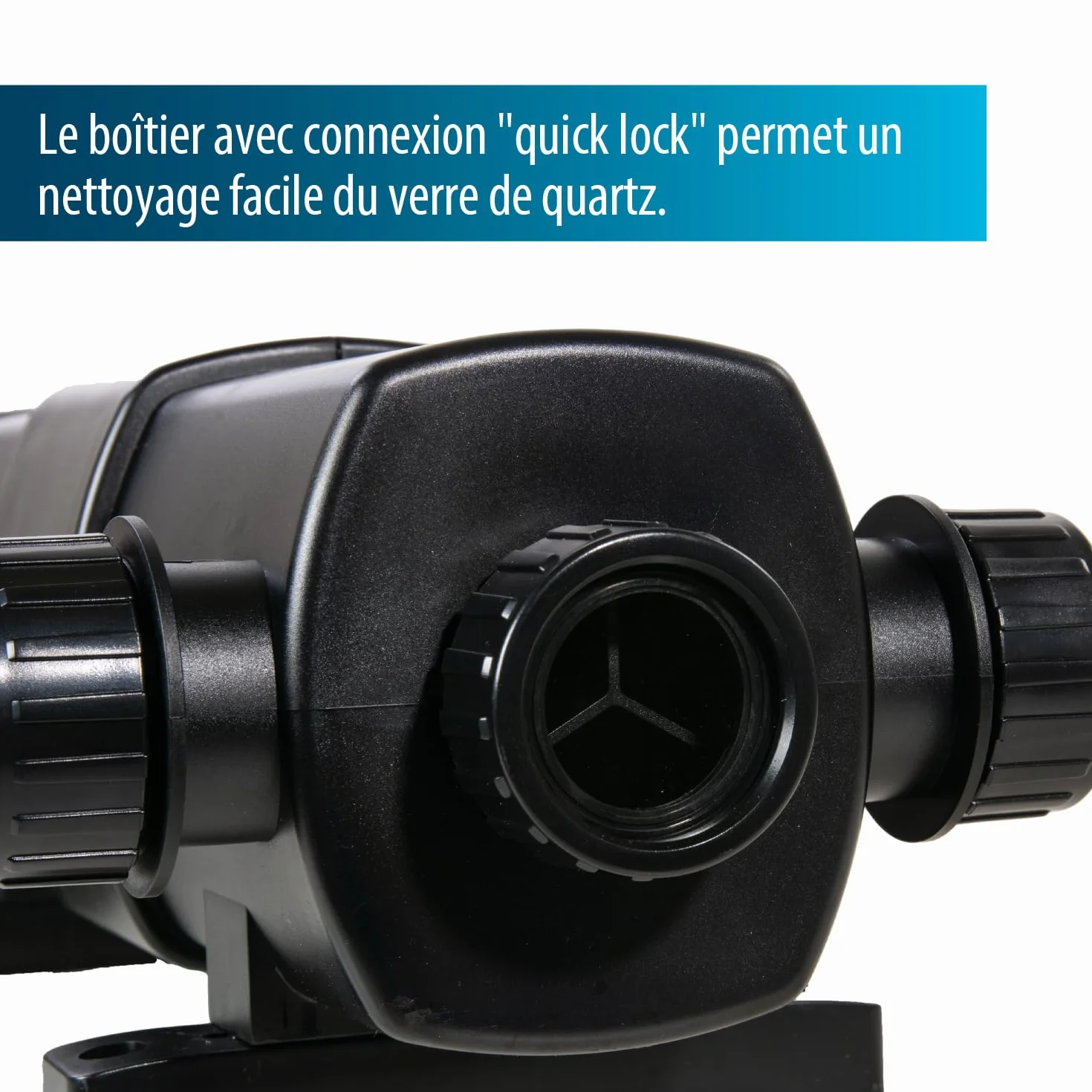 Aquaforte UV-C Guv-224 Teichfilter 24W 4,5m³/h 35m³ Quick Lock Helix