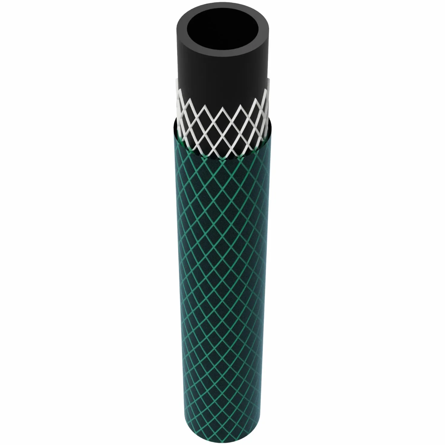 Light Tuyau d'arrosage en 3 couches pour jardin - Tuyau de jardin flexible - Tuyau d'arrosage pour jardin - Enrouleur de tuyau de jardin - Enrouleur de tuyau flexible - Enrouleur de tuyau en
