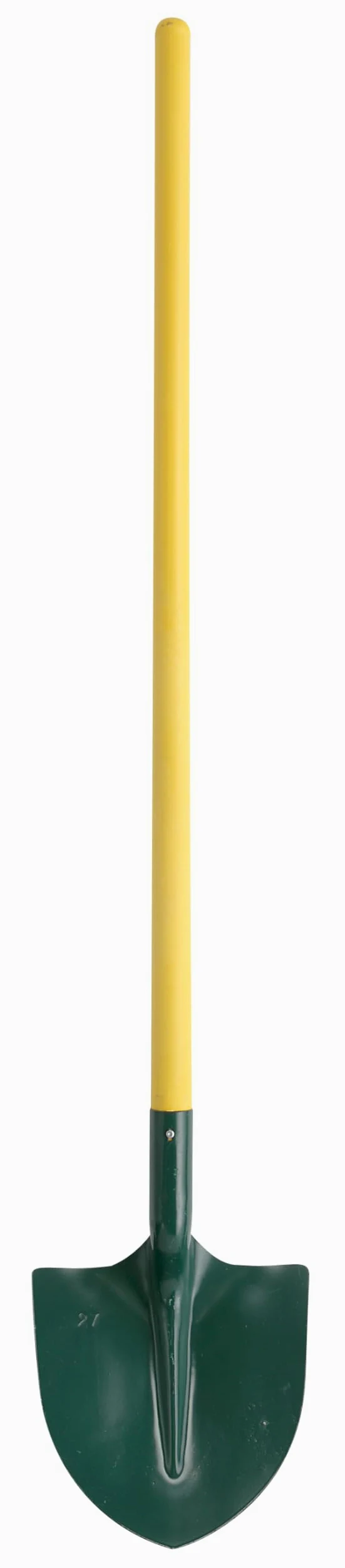 Leborgne, Pelle Ronde Tole 27 cm Manche Compositube 117 cm, Tête en Acier trempé en totalité pour Une Meilleure résistance à l’Usure, pour Manipuler la Terre, Le Gravier, Le Sable