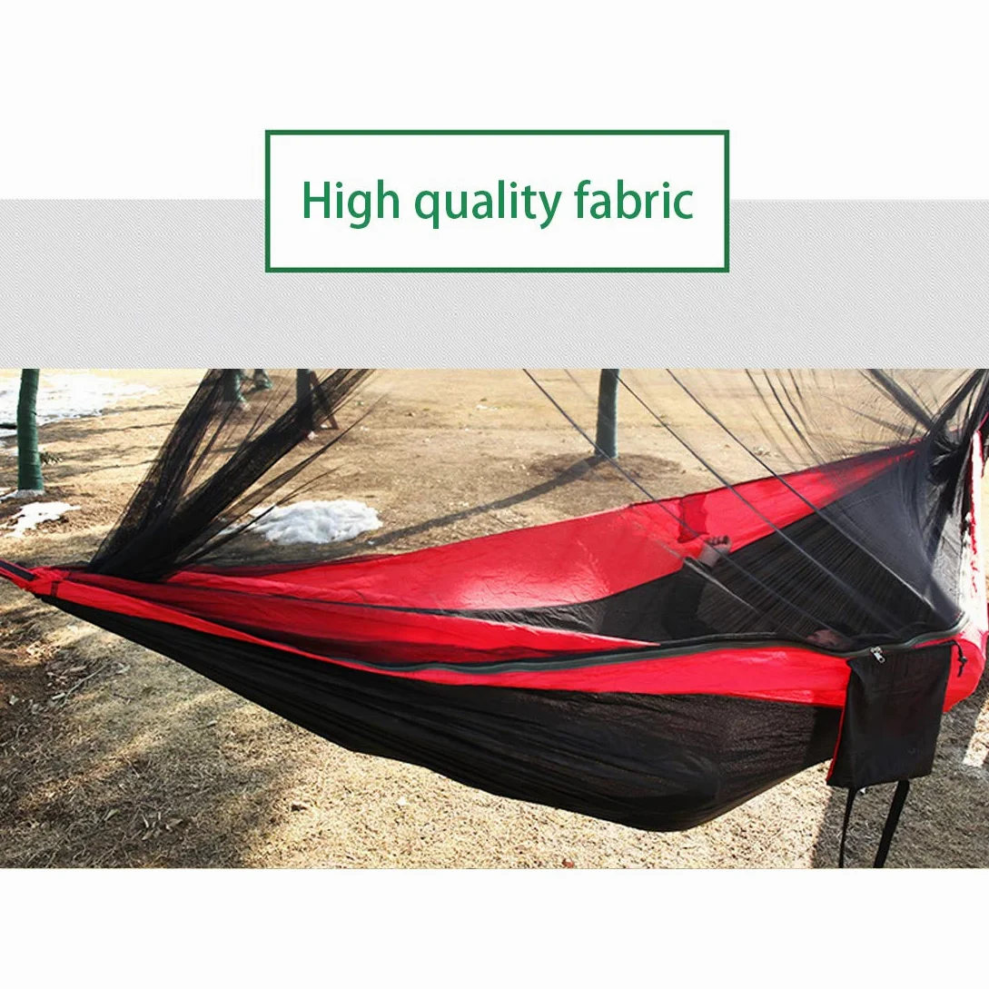 Hamac Ultra-Léger Respirant Portable en Nylon pour 1-2 Personnes Camping Randonée Voyage Jardin