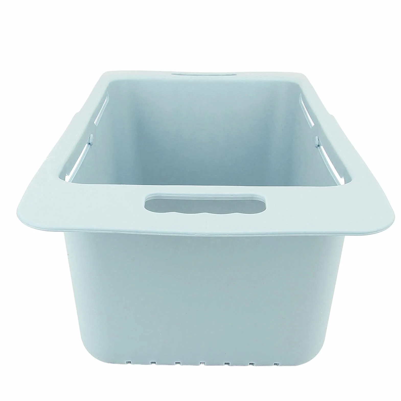 Bac de Congélation Réglable 40-52 cm Capacité 15-25 kg avec Drainage PP pour Congélateur Réfrigérateur