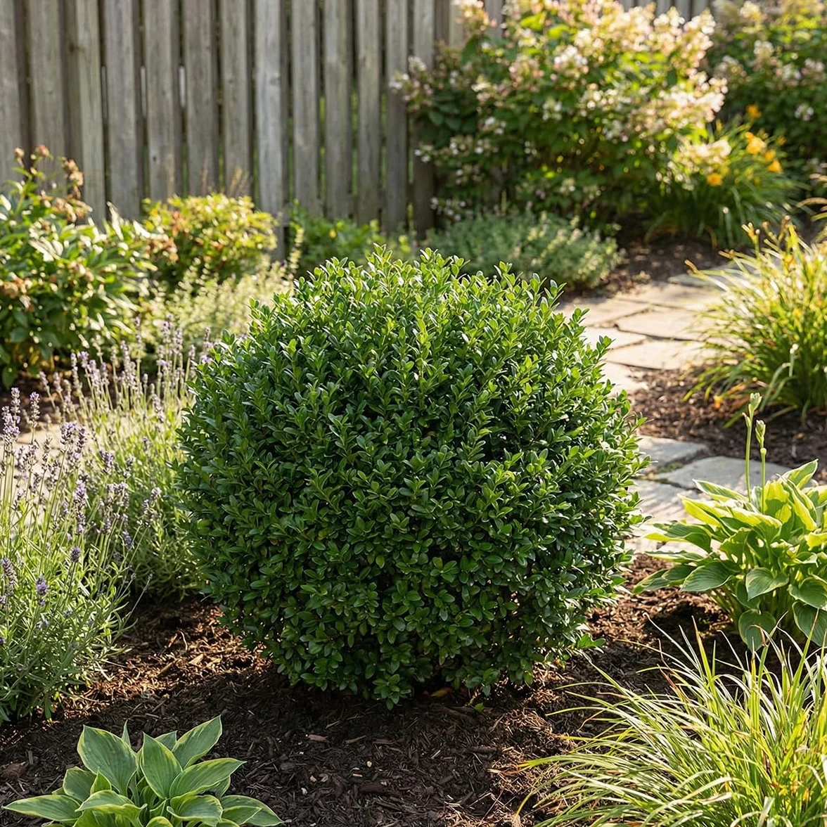 Ilex crenata Jenny - Houx japonais - Lot de 6 - Plante rustique - Hauteur 10-20 cm - Pot 10 cm