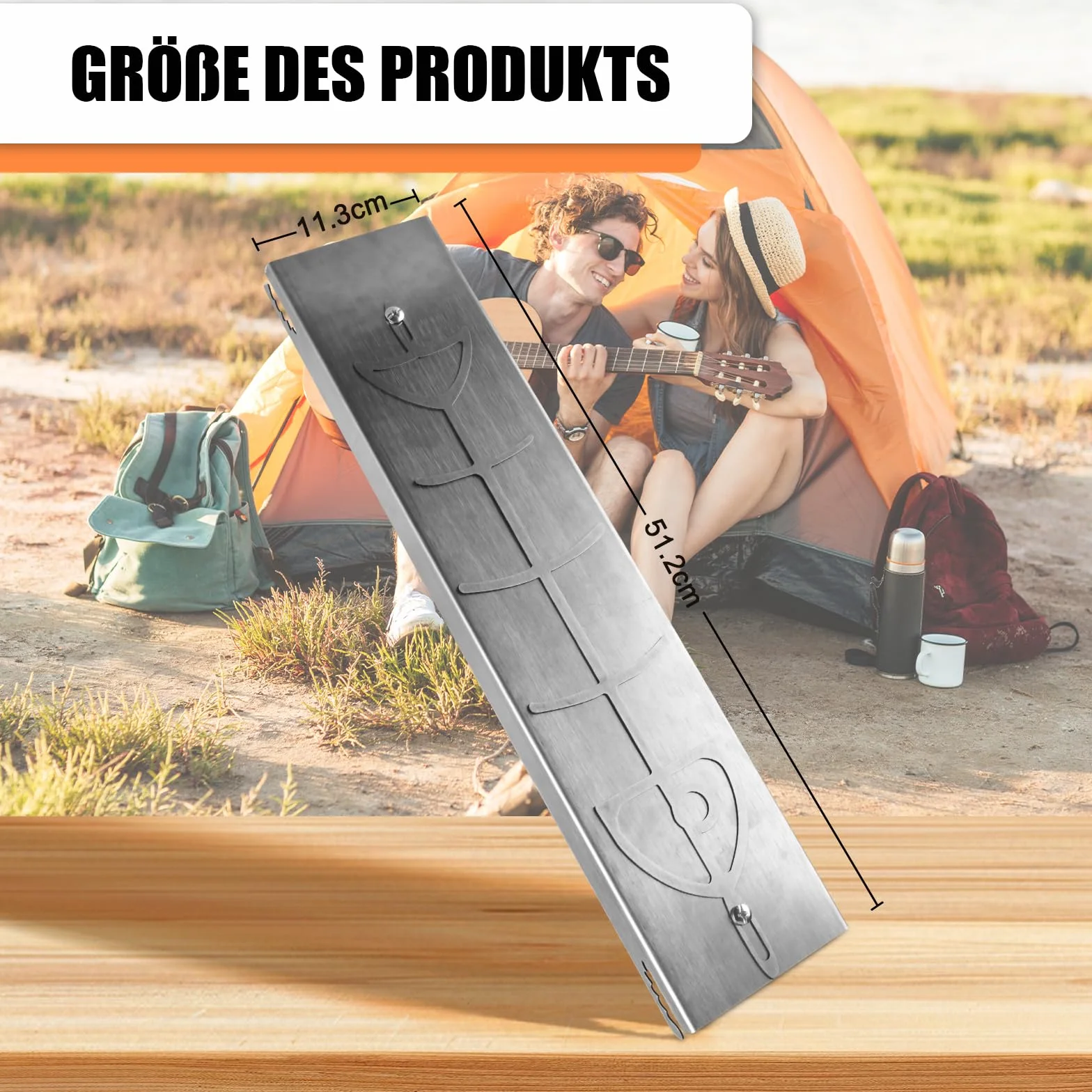 Planche à saumon flammé