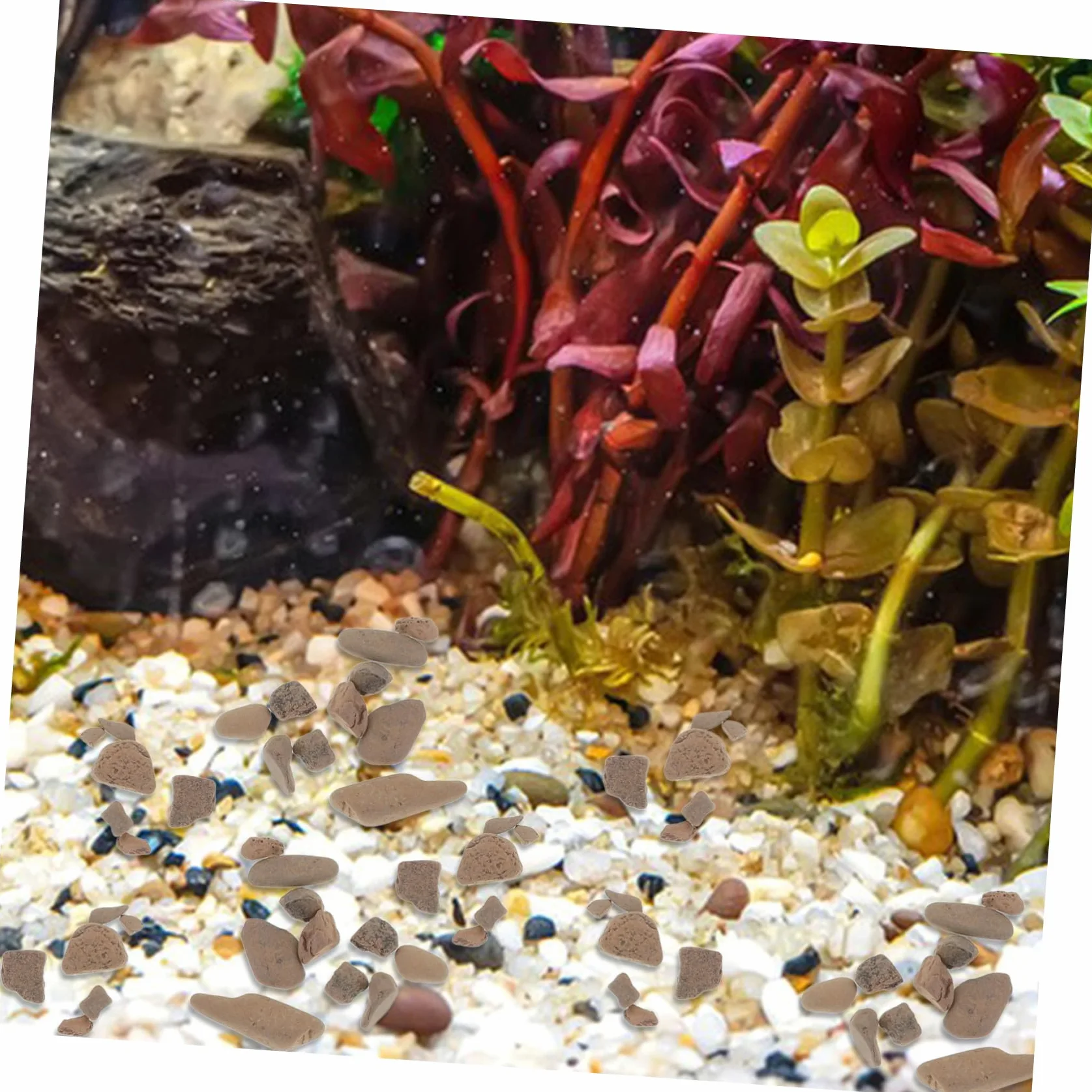 Toyvian Sable Pour Fond D'aquarium Pierres Décoratives De Gravier Pour Décoration D'aquarium