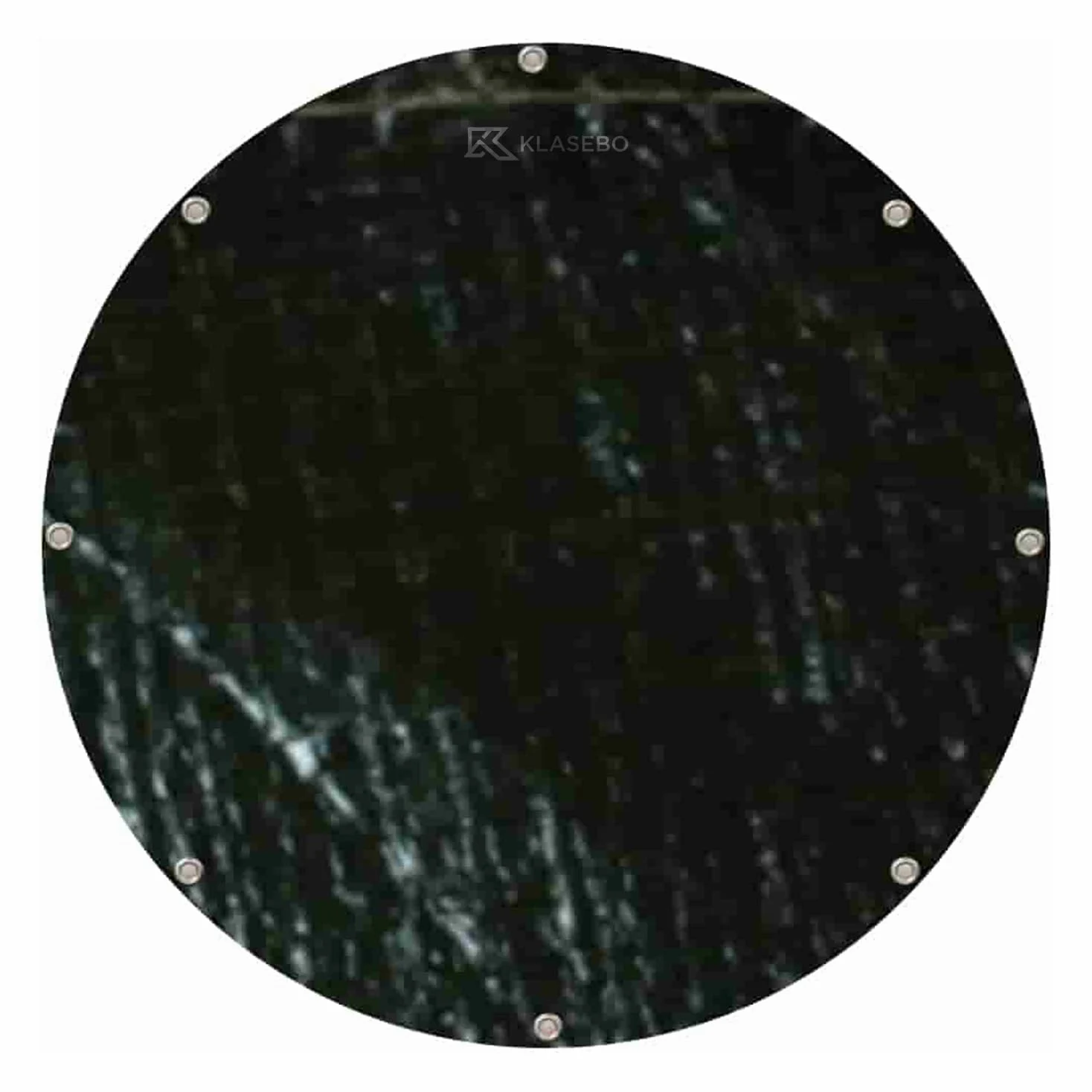 Bâche de protection ronde en polyéthylène type 430500 - Diamètre de 5 m - Vert